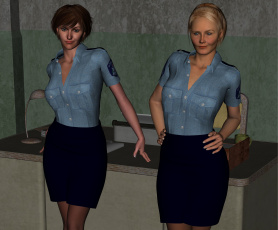 Картинка 3д+графика люди+ people фон взгляд девушки