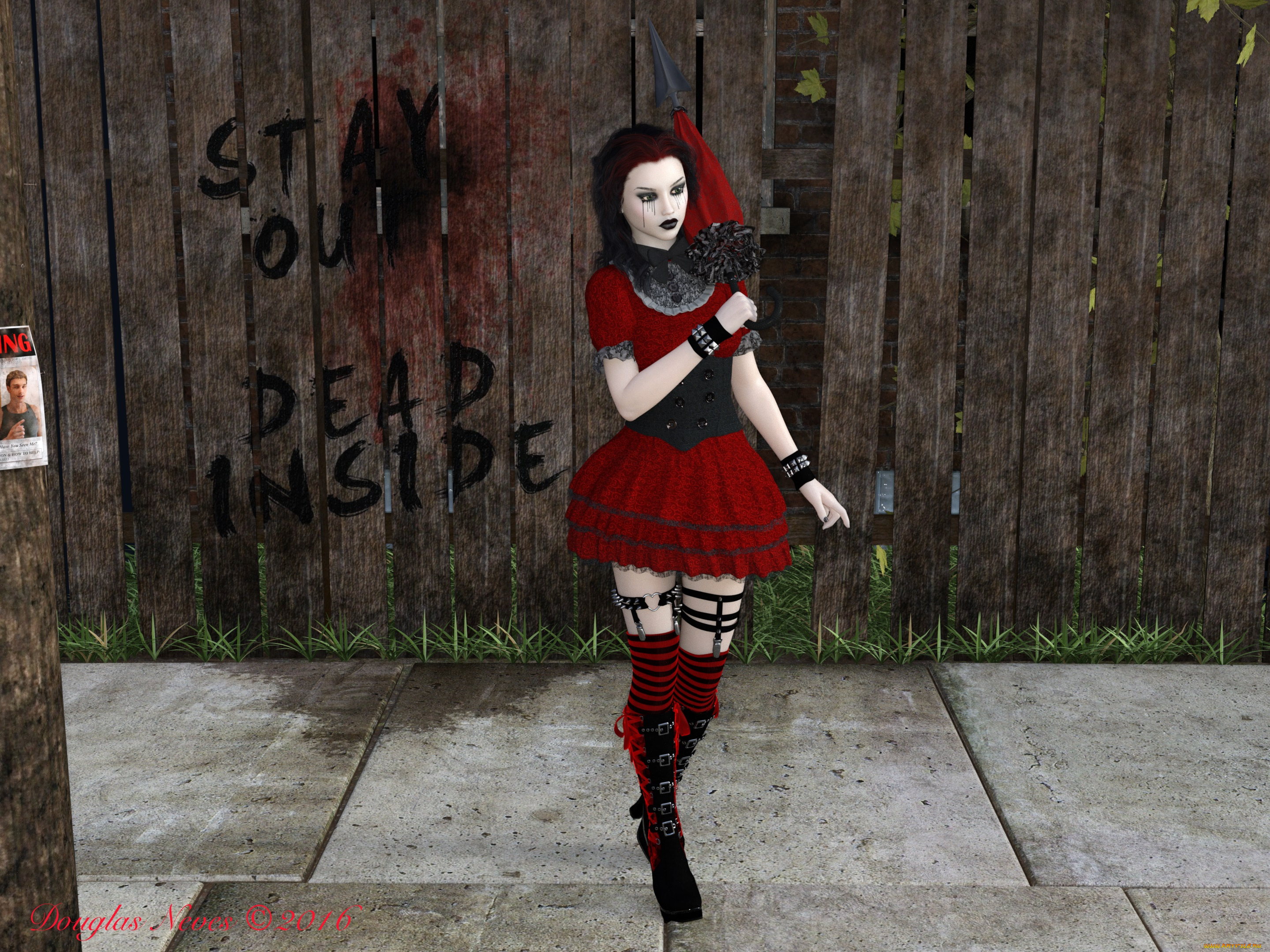 3д, графика, фантазия, , fantasy, девушка, взгляд, фон