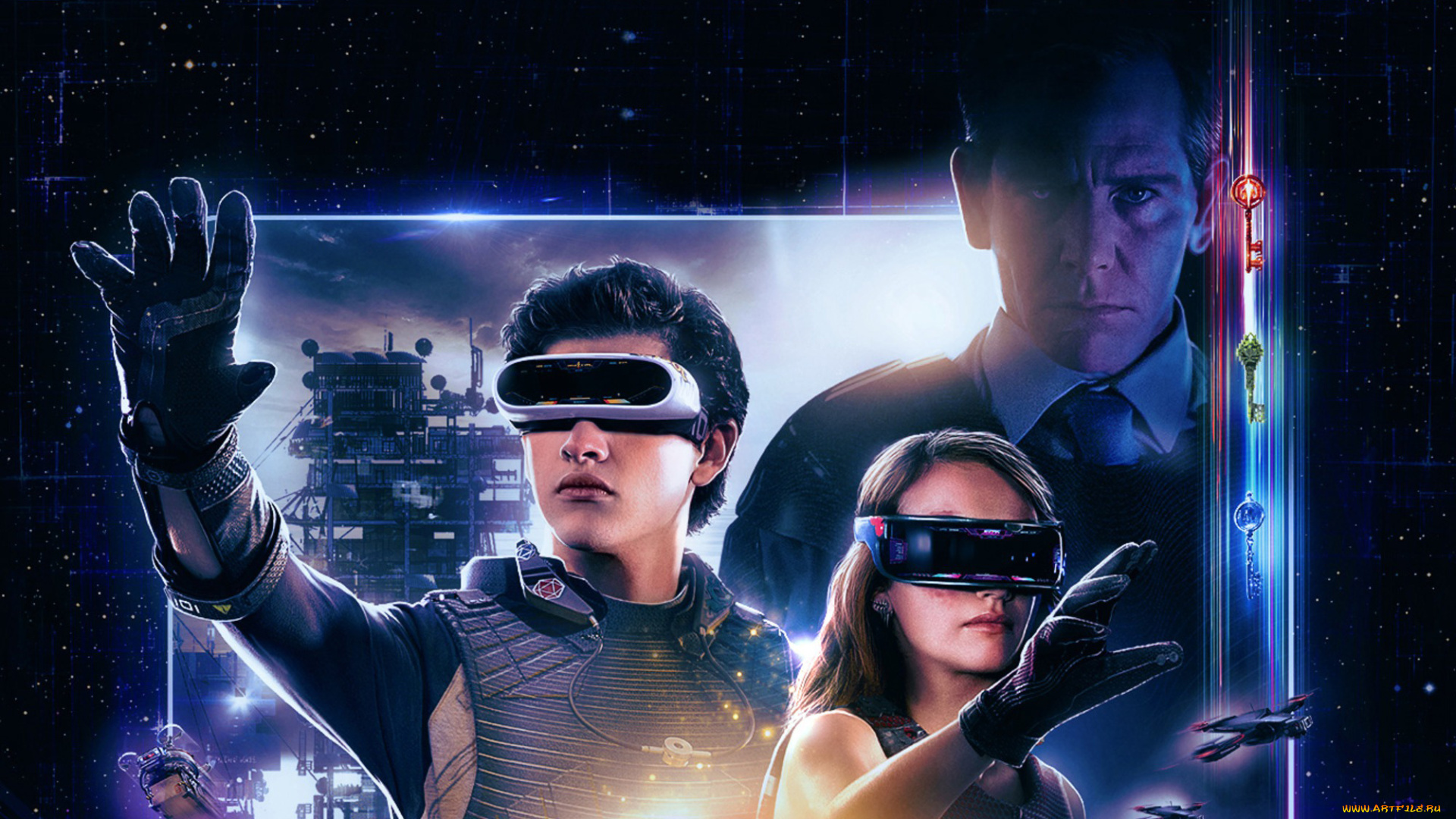 первому, игроку, приготовиться, , 2018, кино, фильмы, ready, player, one, фантастика, movies, ready, player, one, international, poster, первому, игроку, приготовиться