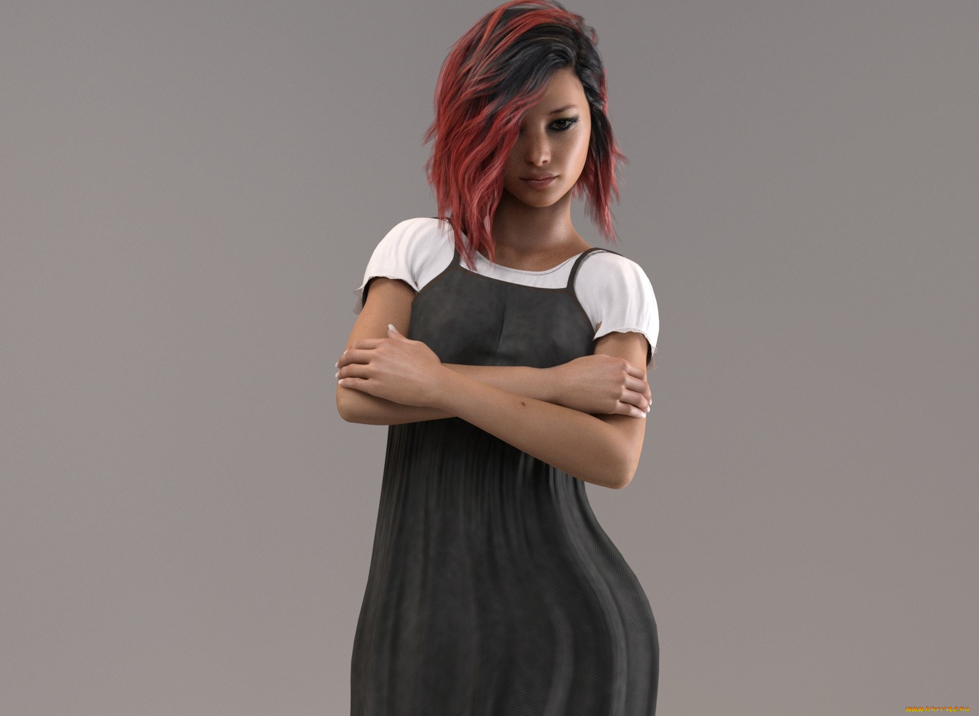 3д, графика, люди, , people, фон, взгляд, девушка