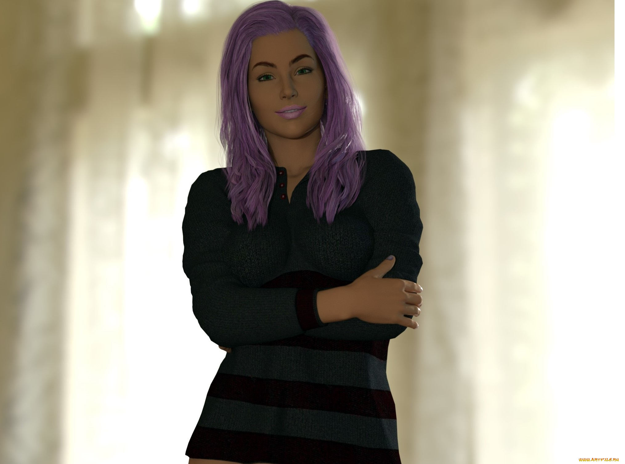 3д, графика, люди, , people, фон, взгляд, девушка