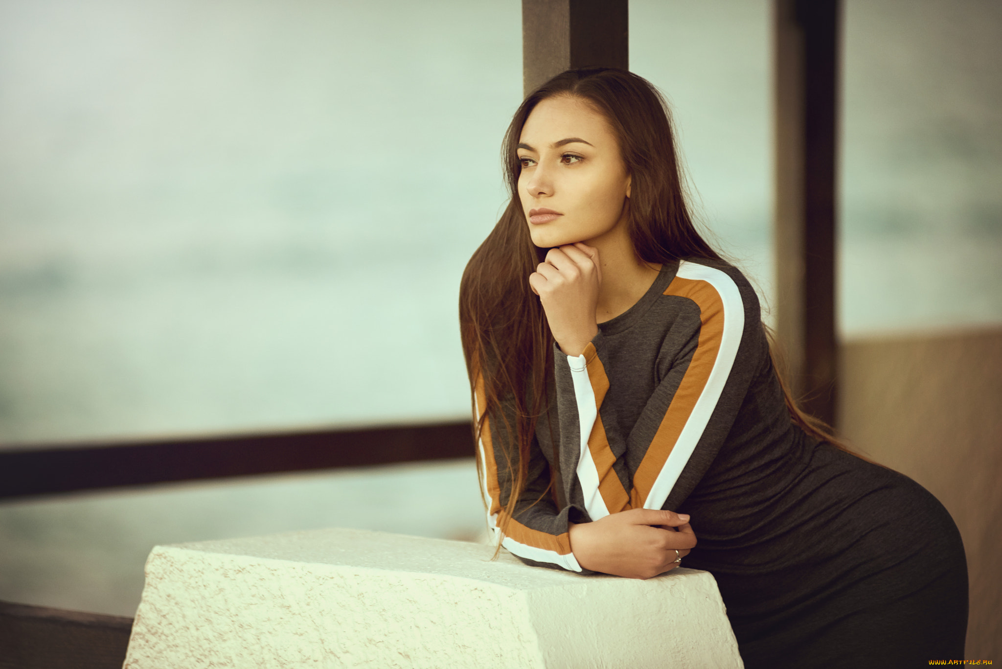 девушка, девушки, -unsort, , брюнетки, темноволосые, модель