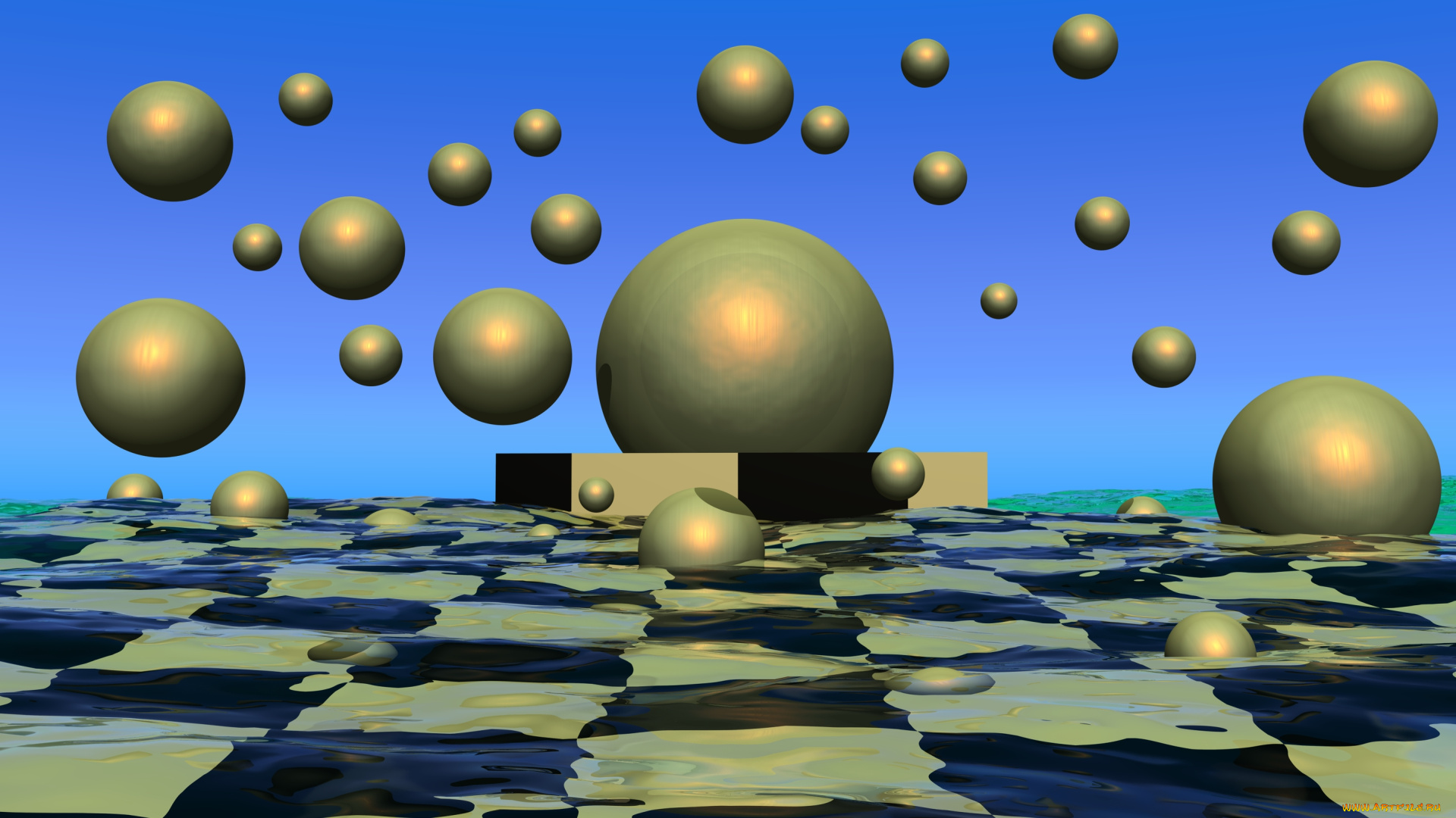 3д, графика, шары, , balls, шары, фон