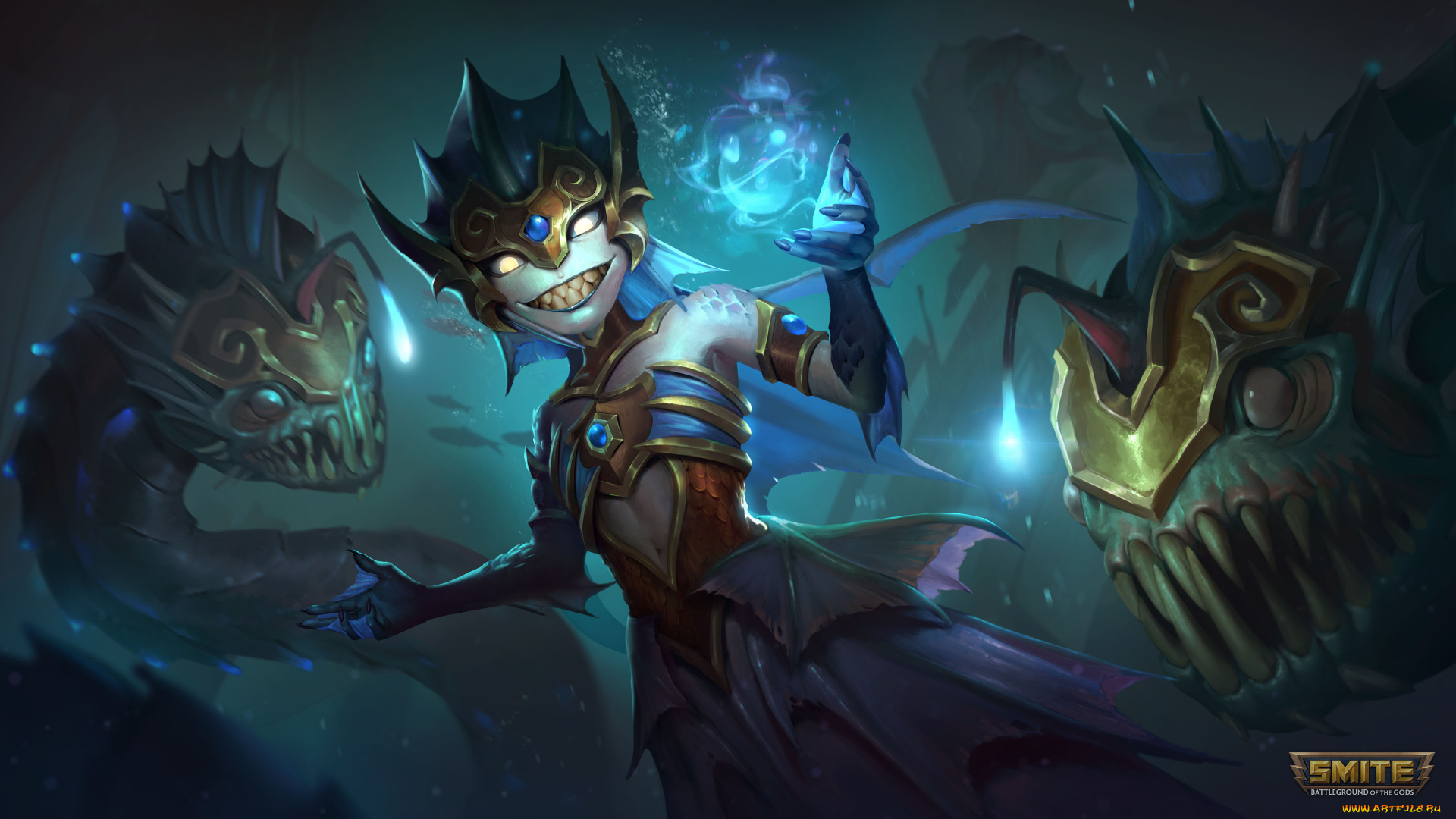 видео, игры, smite, игра