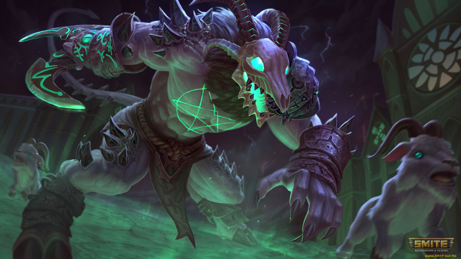 видео, игры, smite, игра