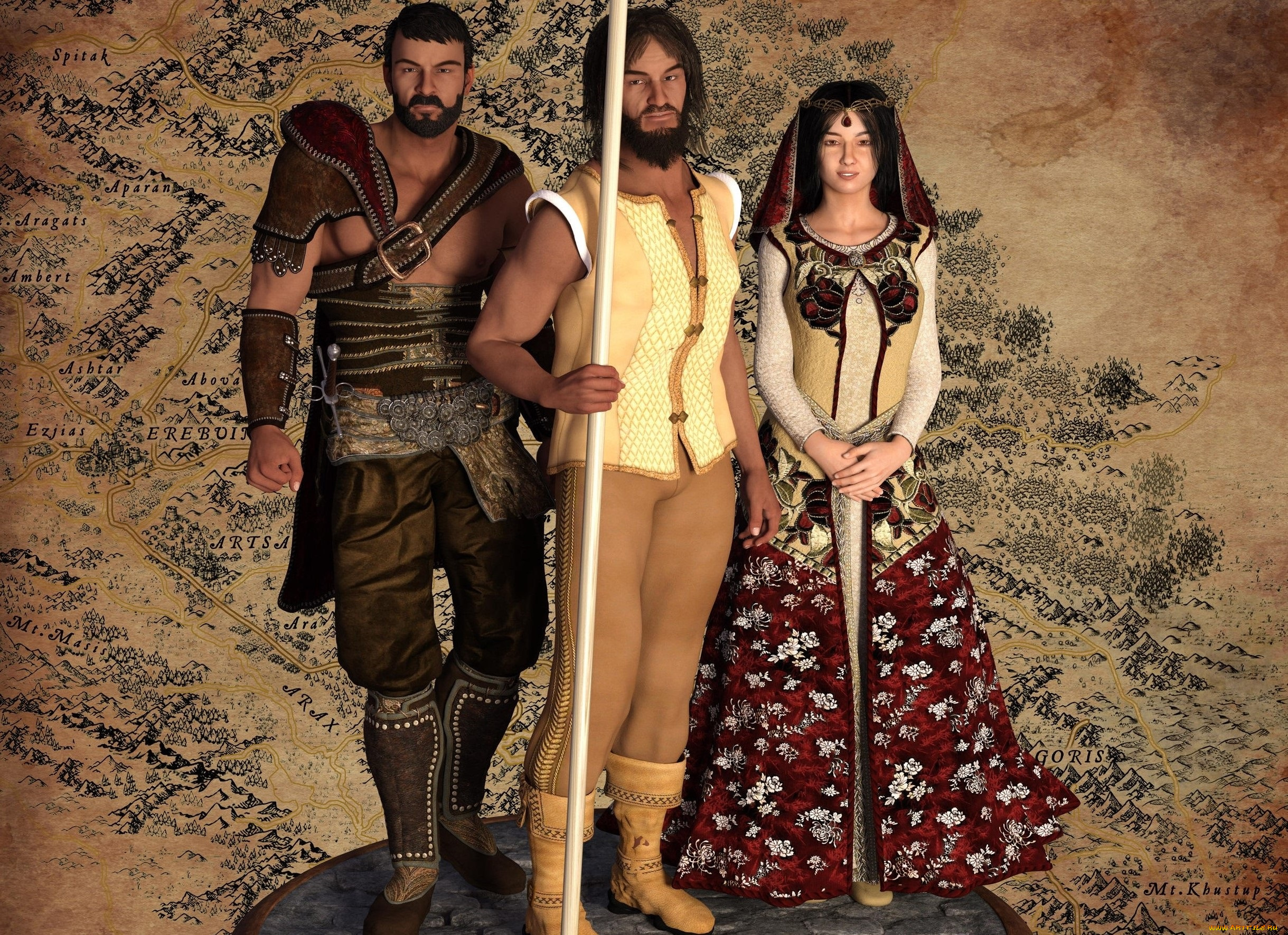 3д, графика, люди, , people, фон, взгляд, девушка