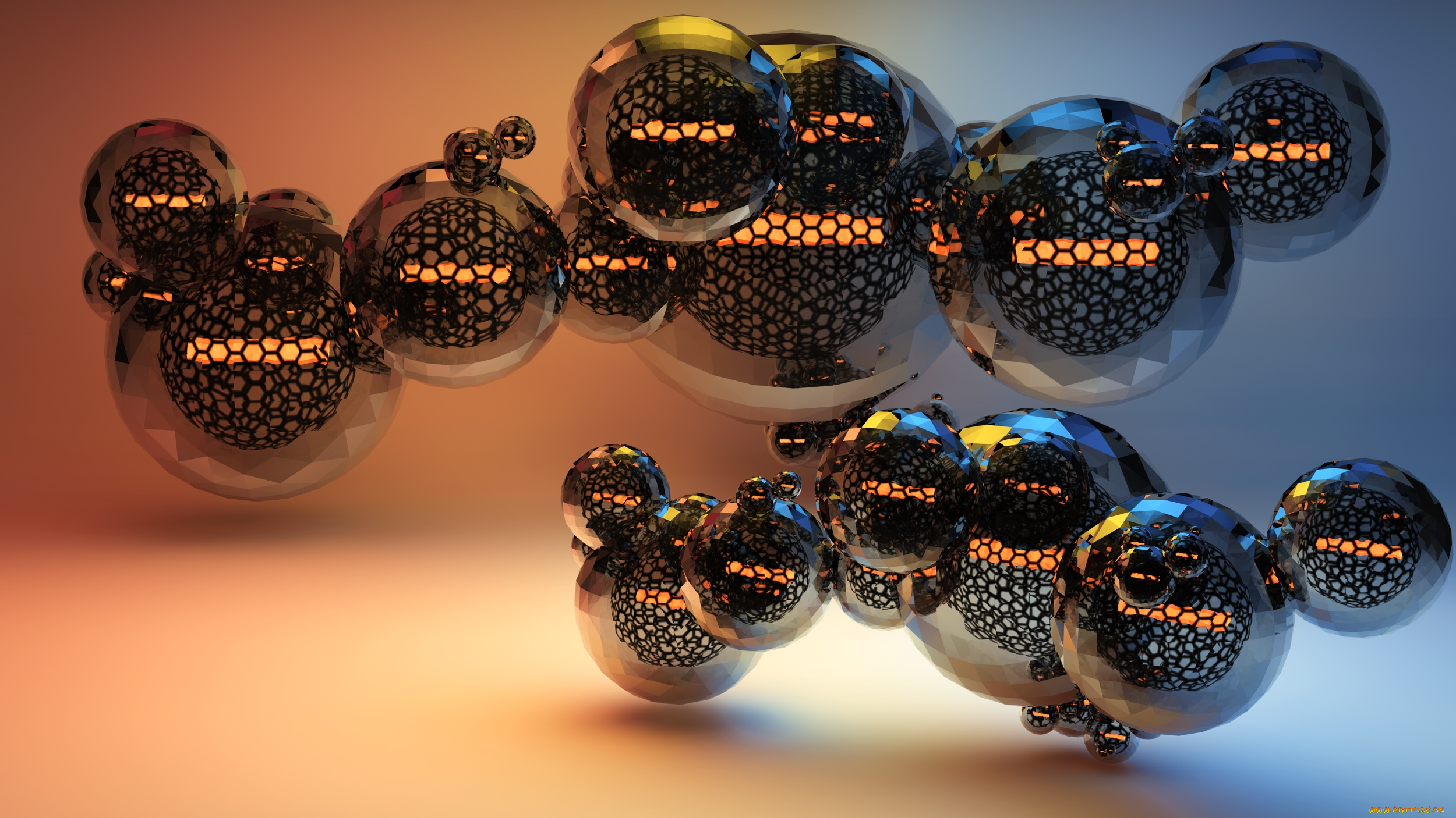3д, графика, шары, , balls, фон, шары