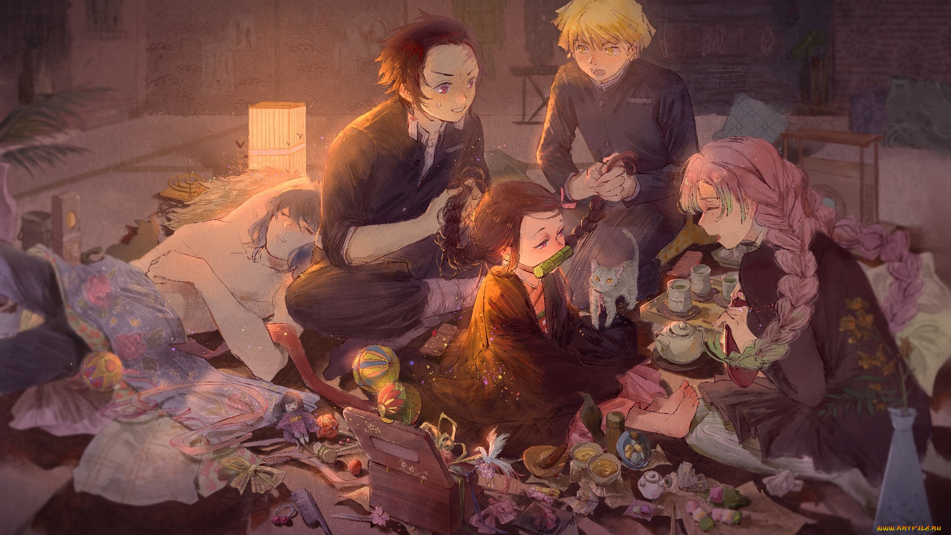 аниме, demon, slayer, , kimetsu, no, yaiba, клинок, рассекающий, демонов