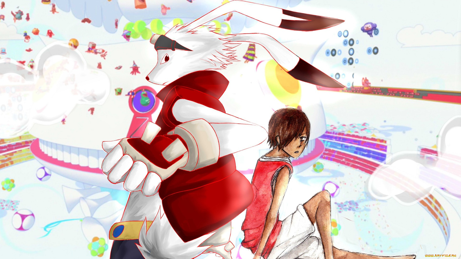 аниме, summer, wars, summer, wars