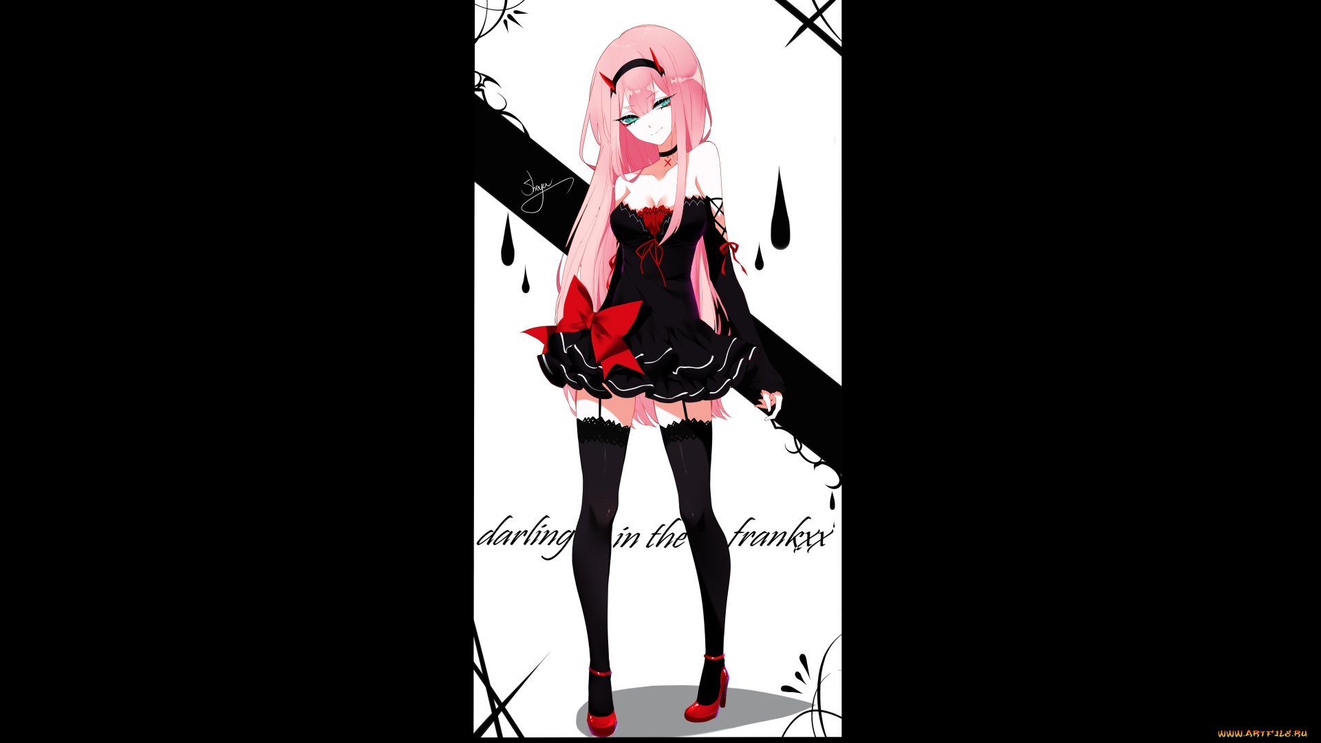 sheya, аниме, darling, in, the, frankxx, девушка