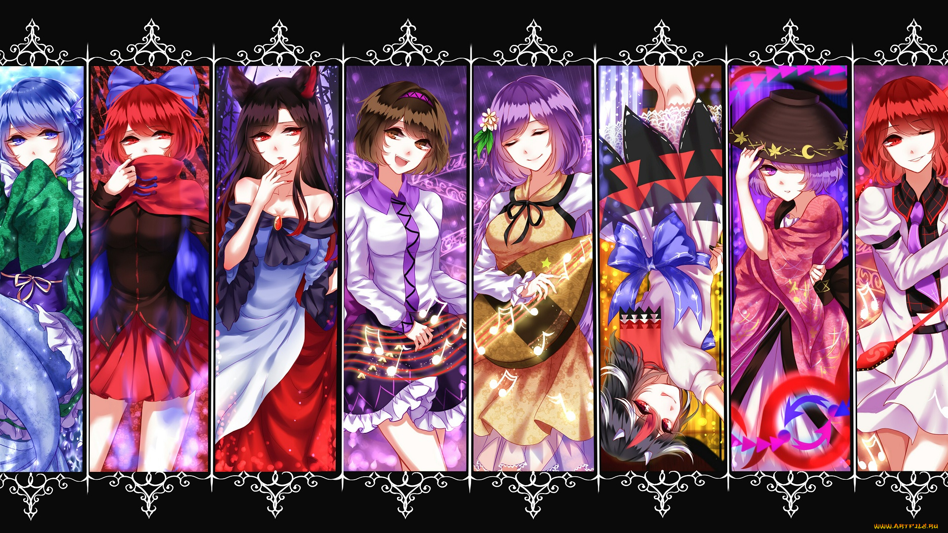 sheya, аниме, touhou, девушка