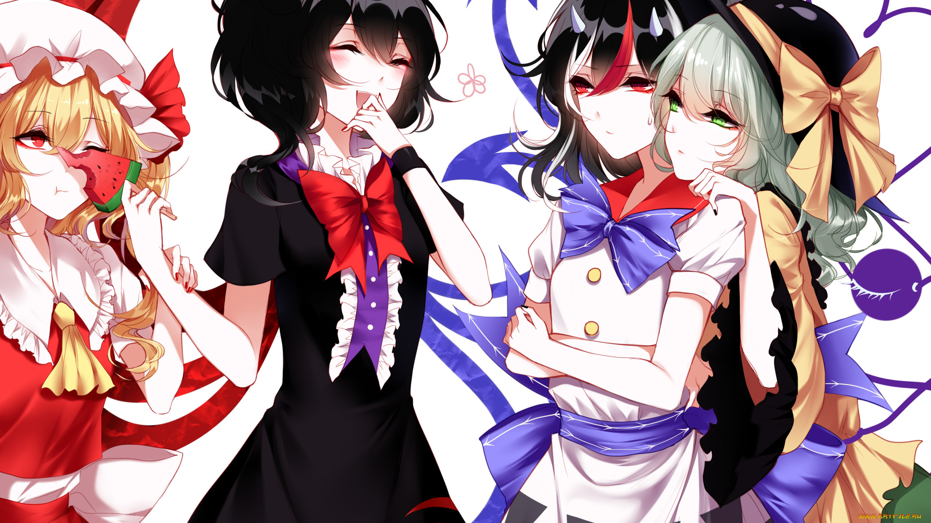 sheya, аниме, touhou, девушка