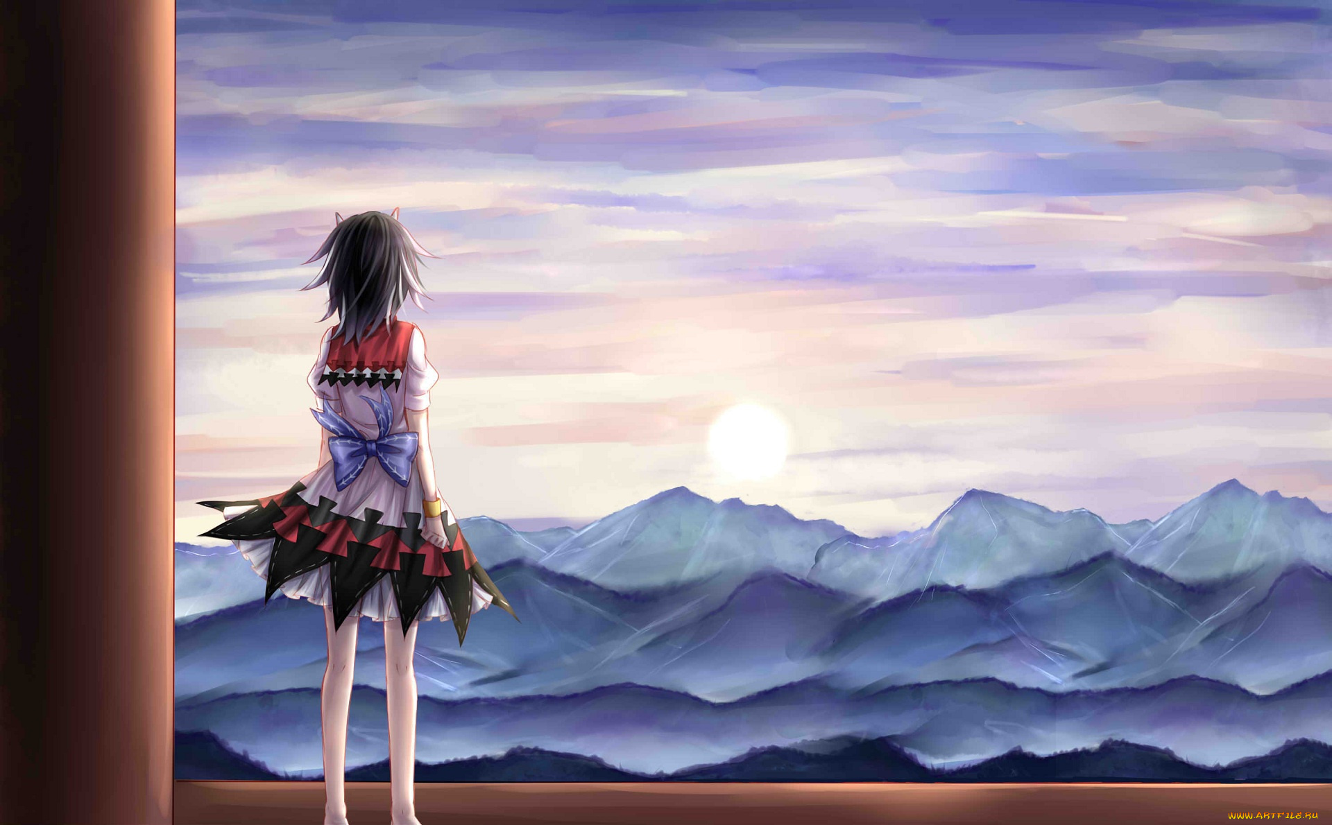 sheya, аниме, touhou, девушка