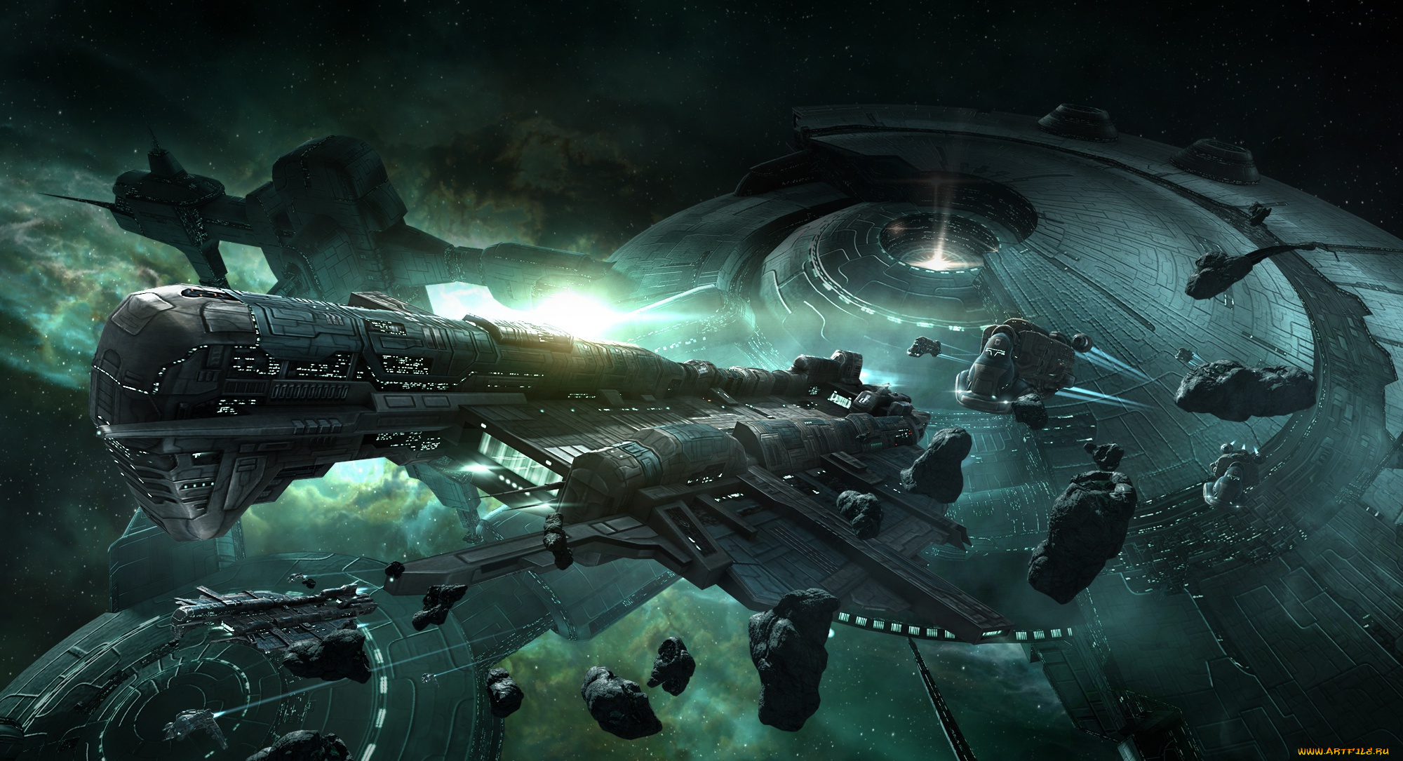 видео, игры, eve, online, eve, online, космическая, станция, космический, корабль, космос