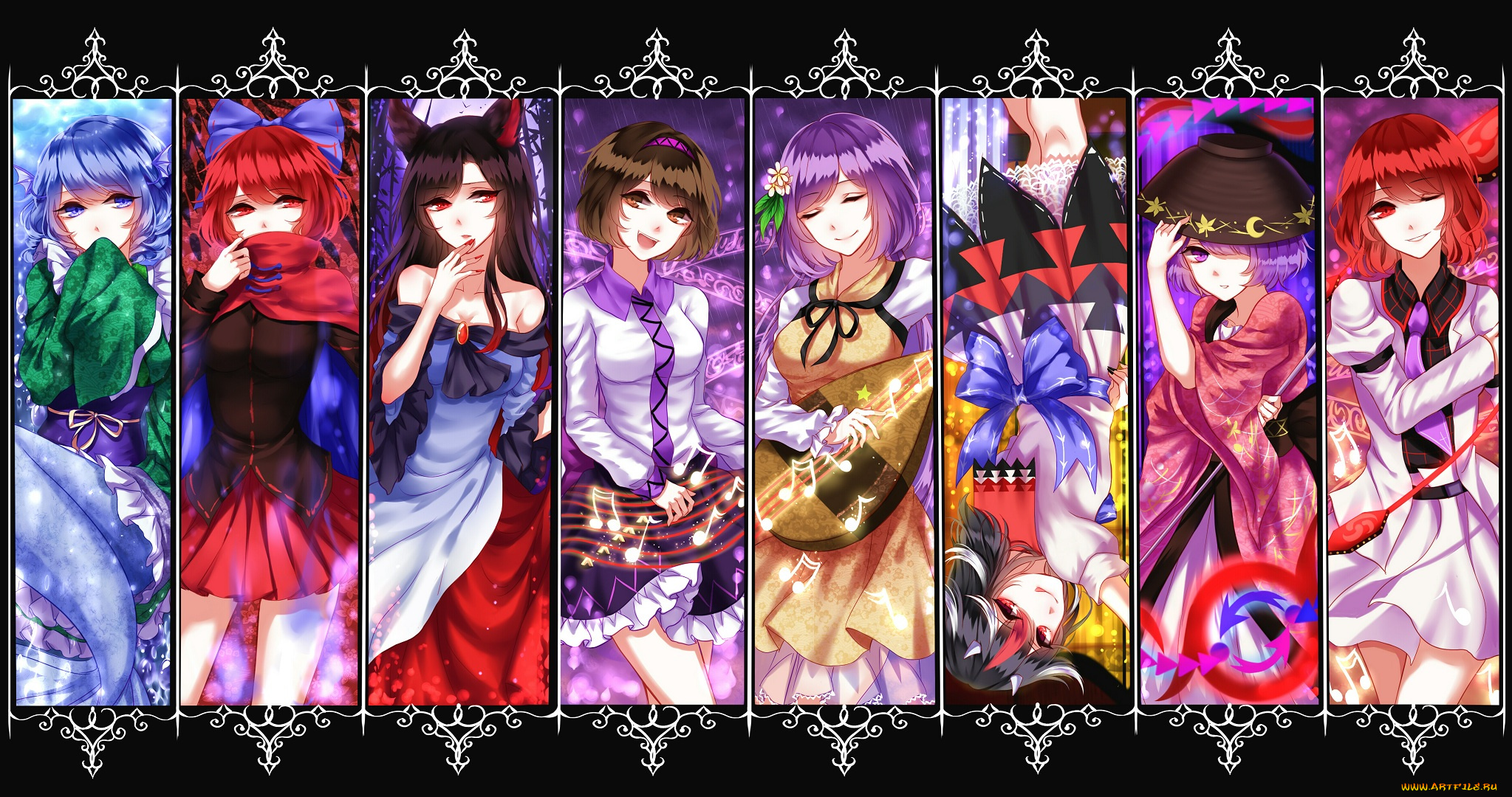 sheya, аниме, touhou, девушка