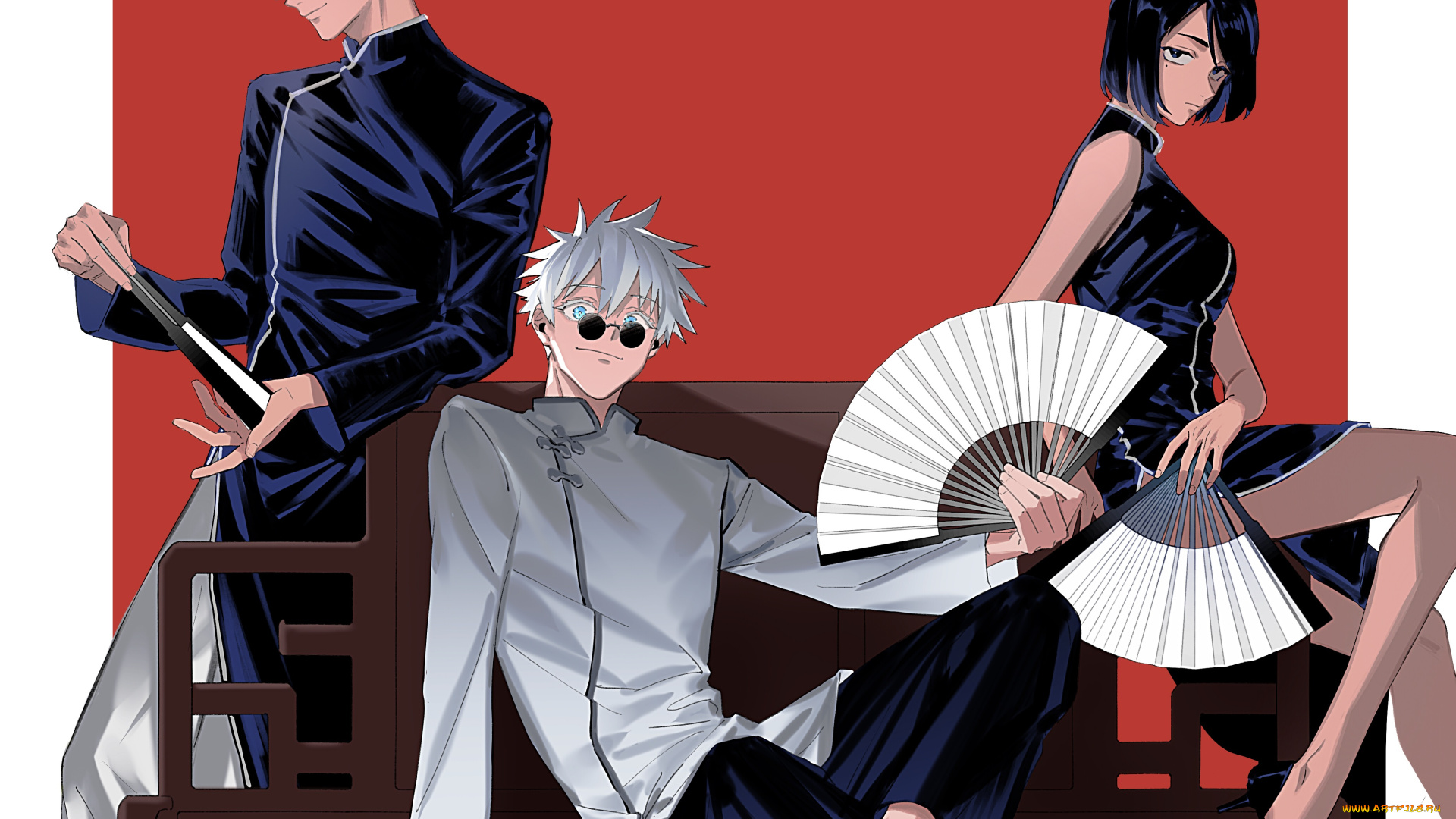 аниме, jujutsu, kaisen, магическая, битва