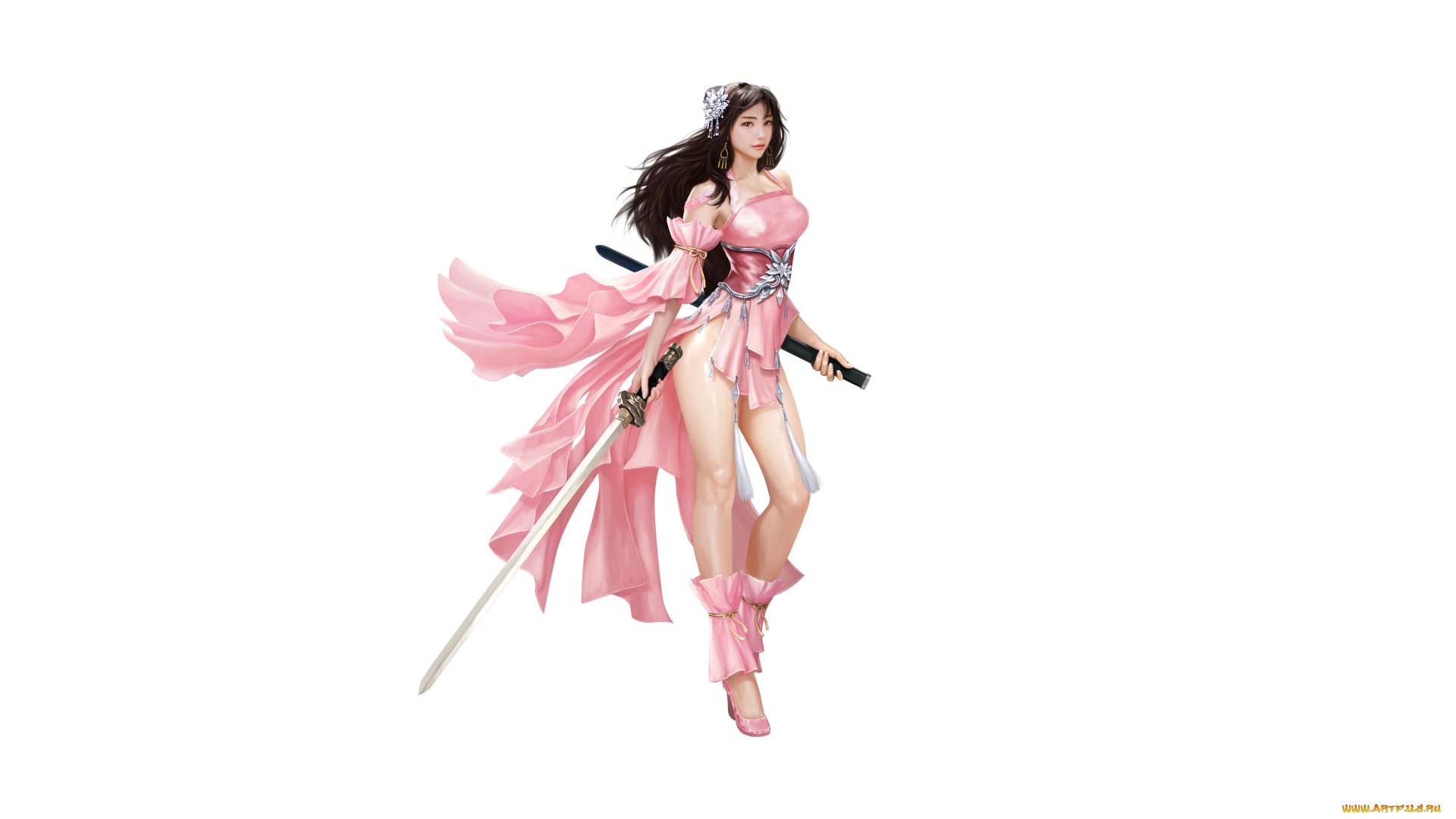 clan, , shadow, of, the, moon, видео, игры, hotduck, yoon, девушка, меч, ножны