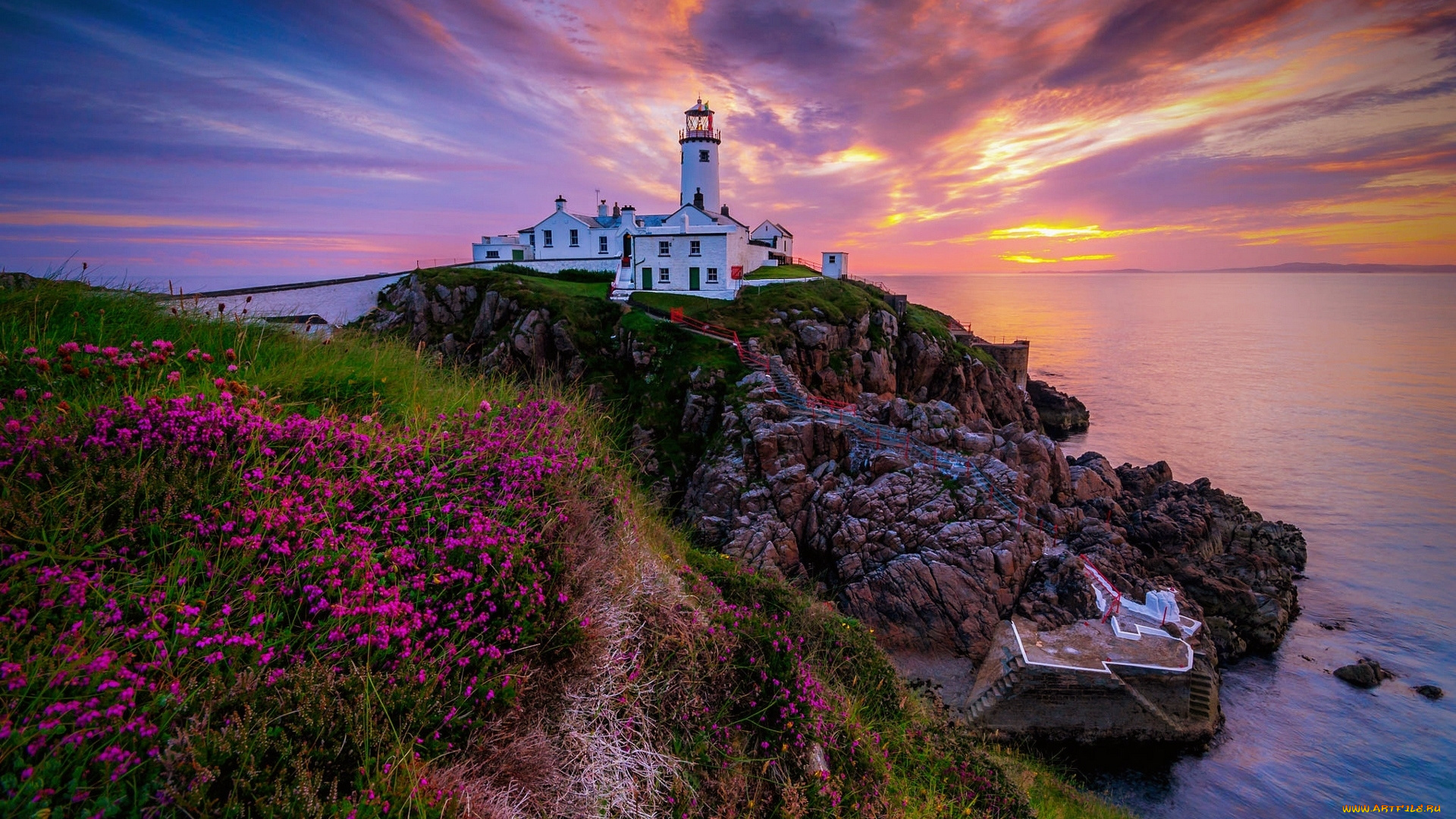fanad, head, lighthouse, ireland, природа, маяки, fanad, head, lighthouse