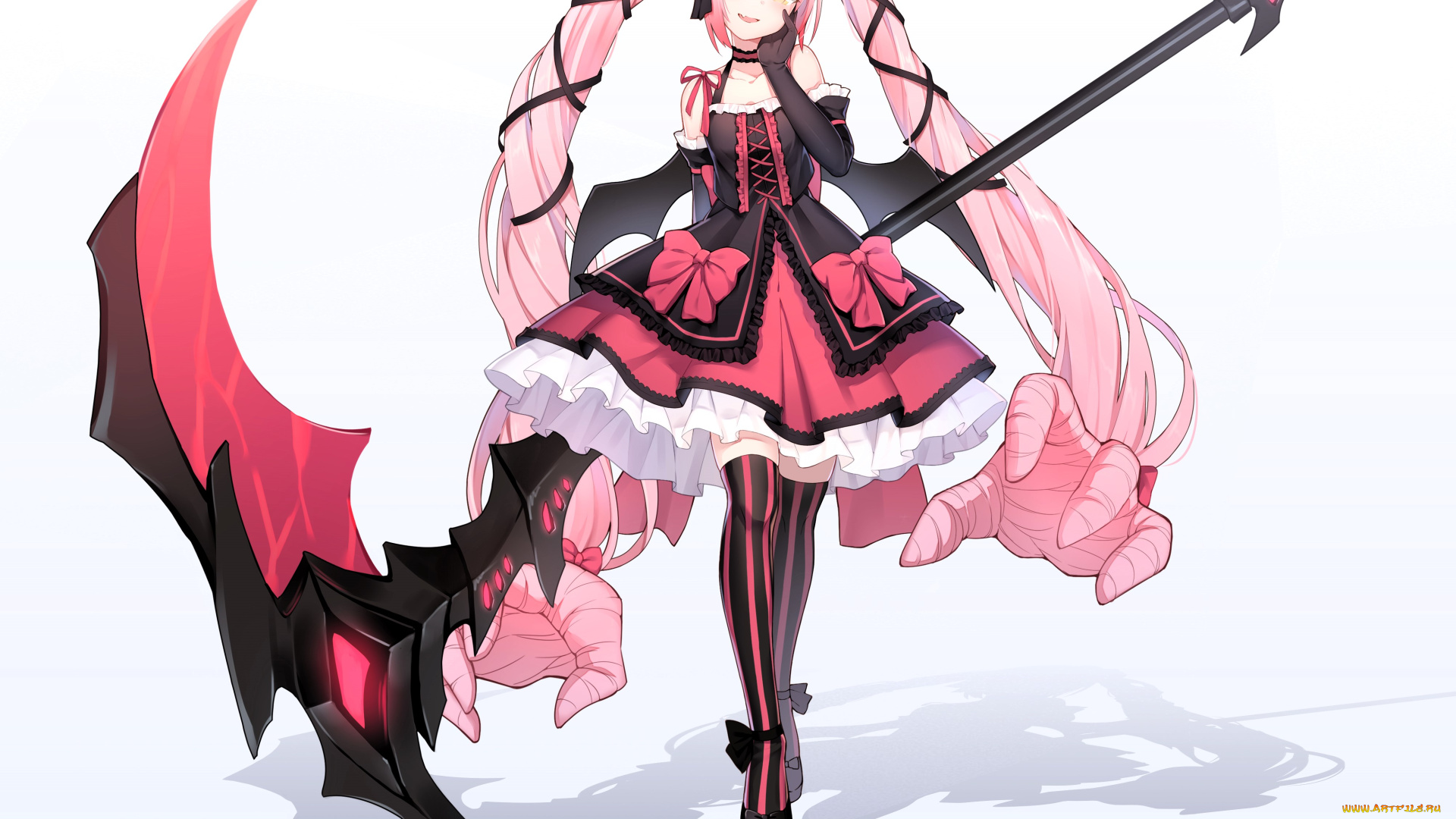 аниме, оружие, , техника, , технологии, девушка