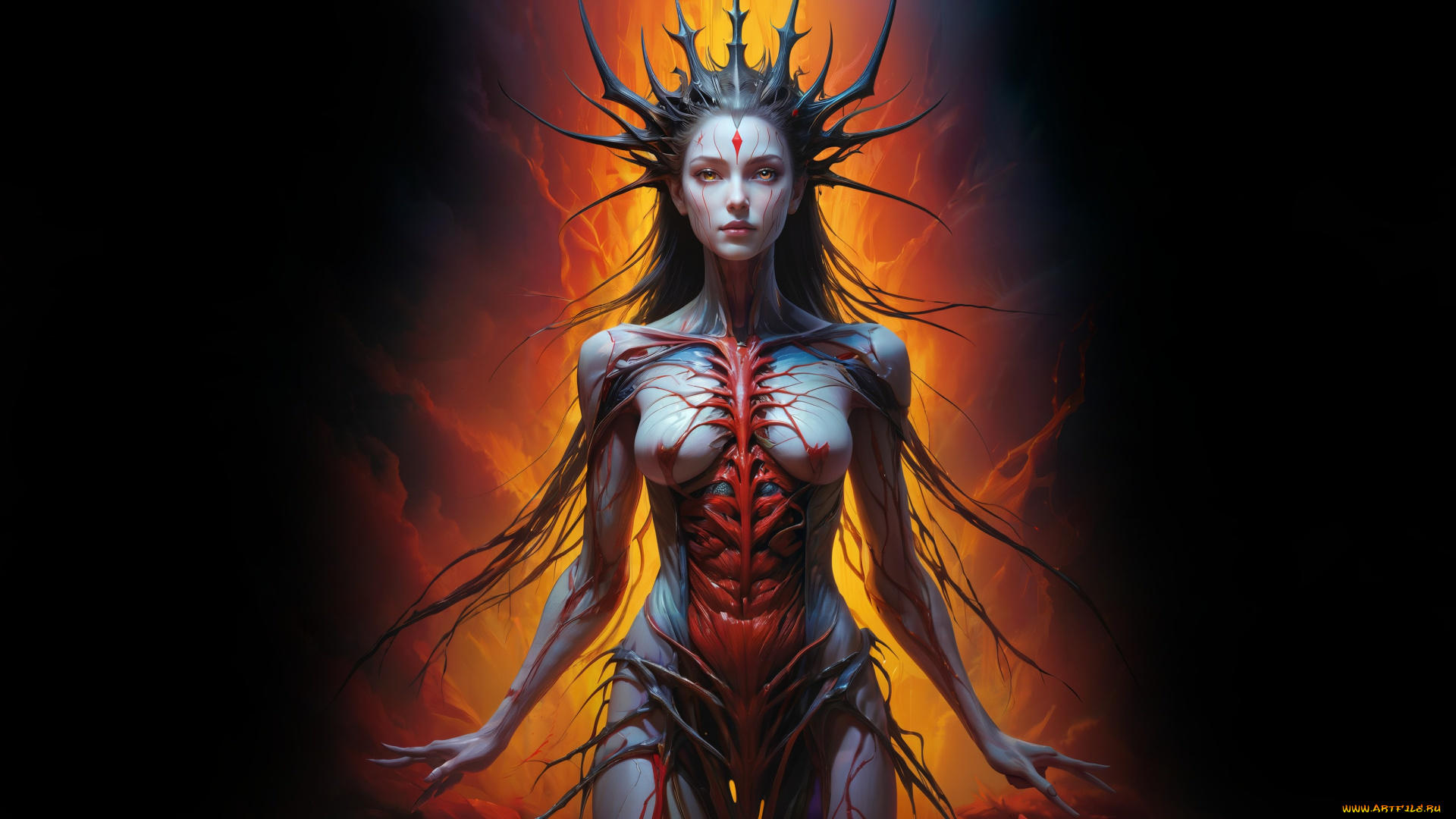 фэнтези, демоны, нейросети, графика, нейроарт, ai, art, нейронные, сети, рисунки, нейро, искусство, нейрографика, graphics, neuroart, neural, networks, drawings, neuro, neurography