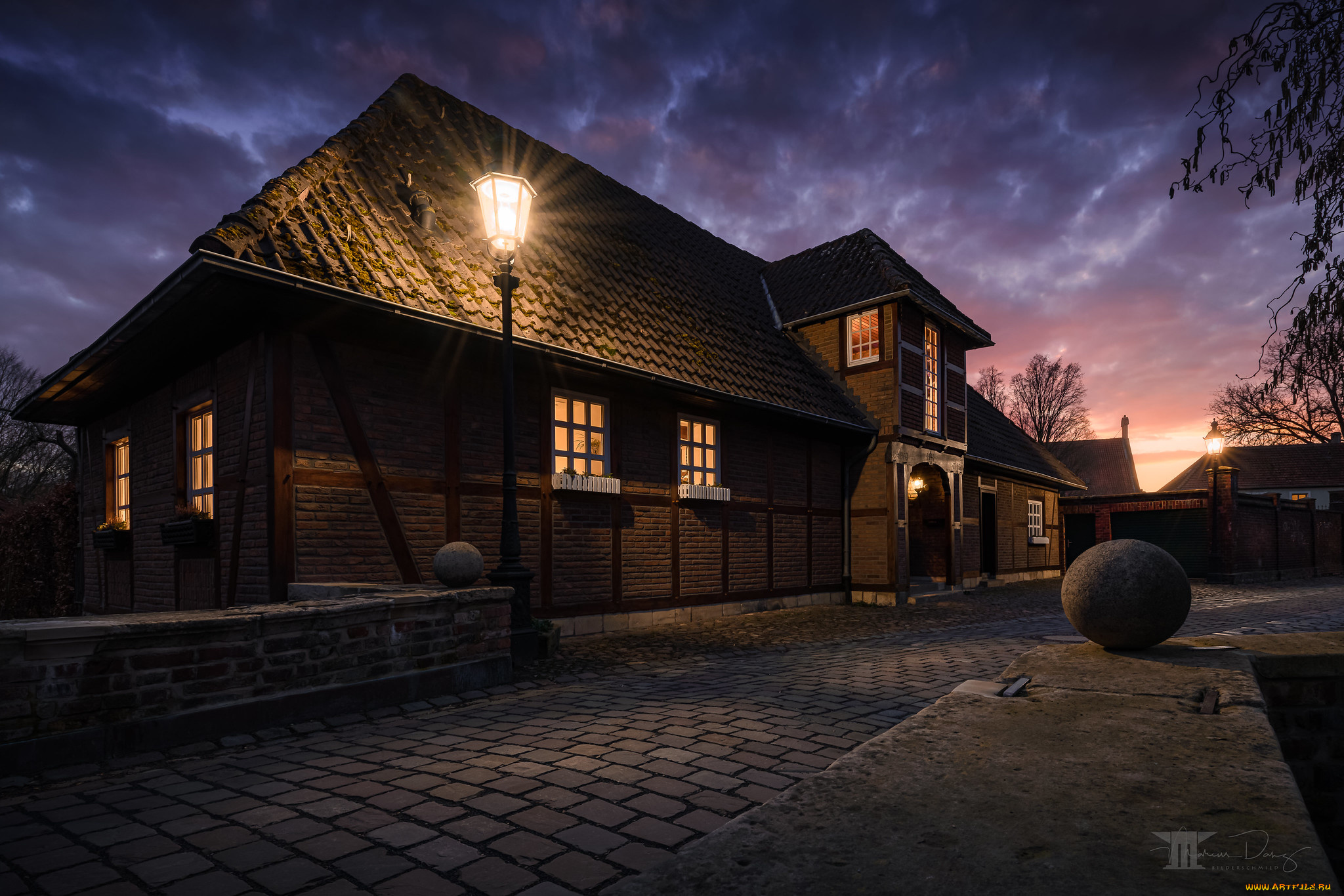 города, -, здания, , дома, ночь