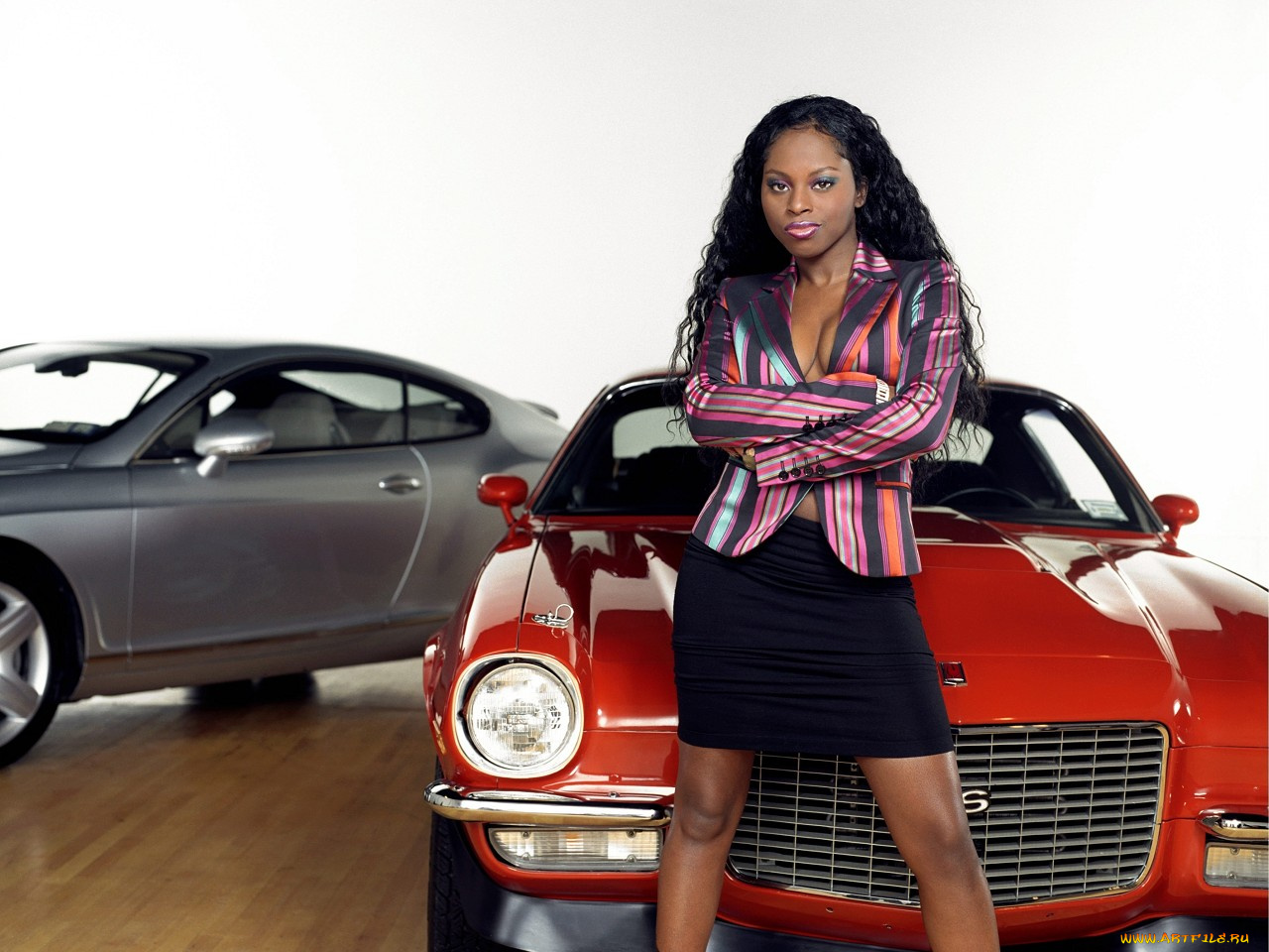 автомобили, авто, девушками