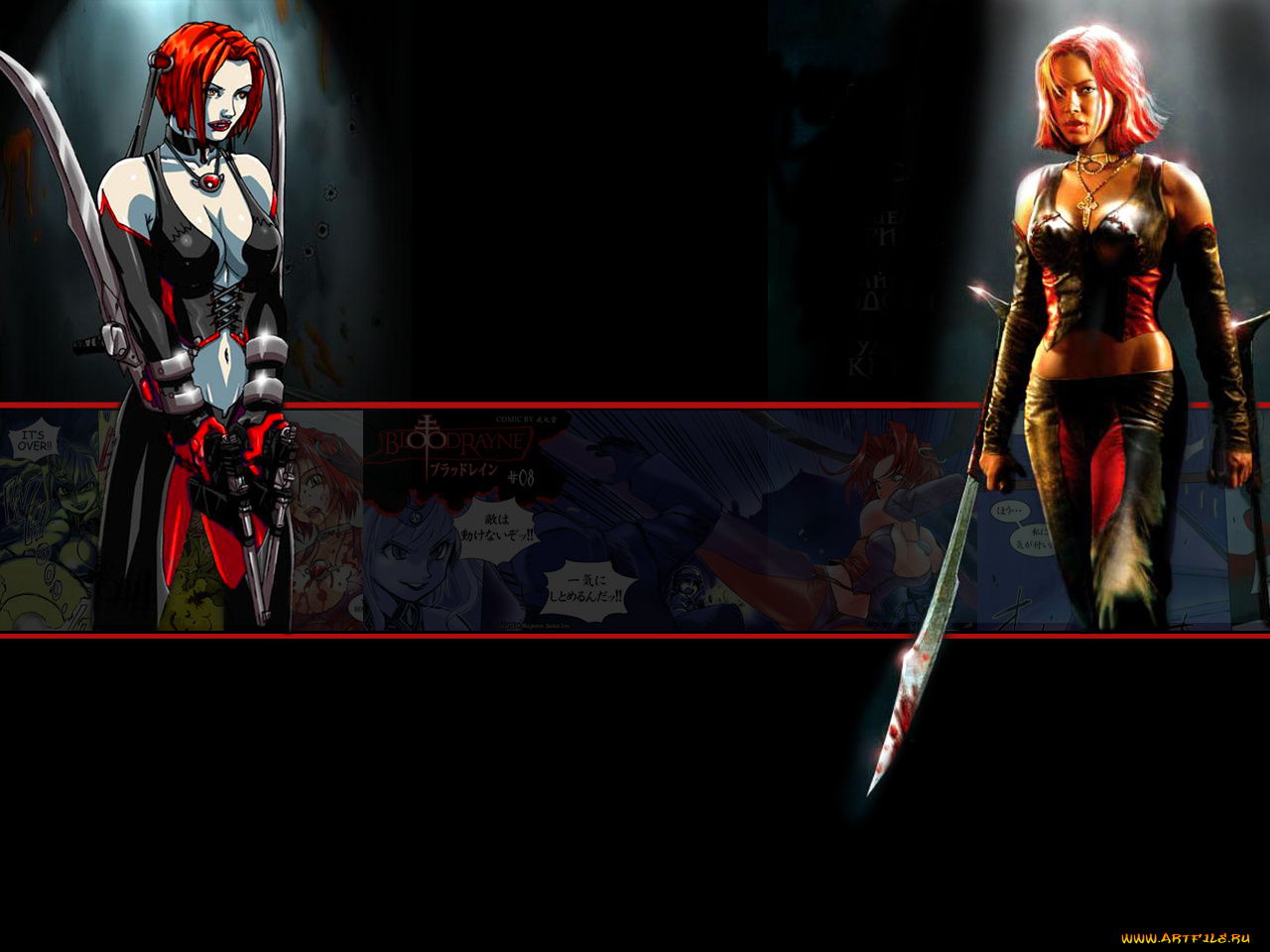 bloodrayn, mix, видео, игры, bloodrayne