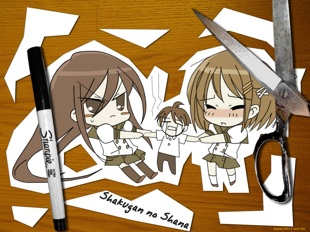 аниме, shakugan, no, shana