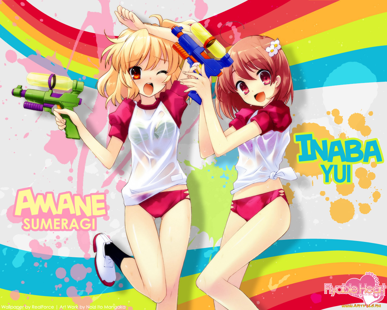 аниме, flyable, heart