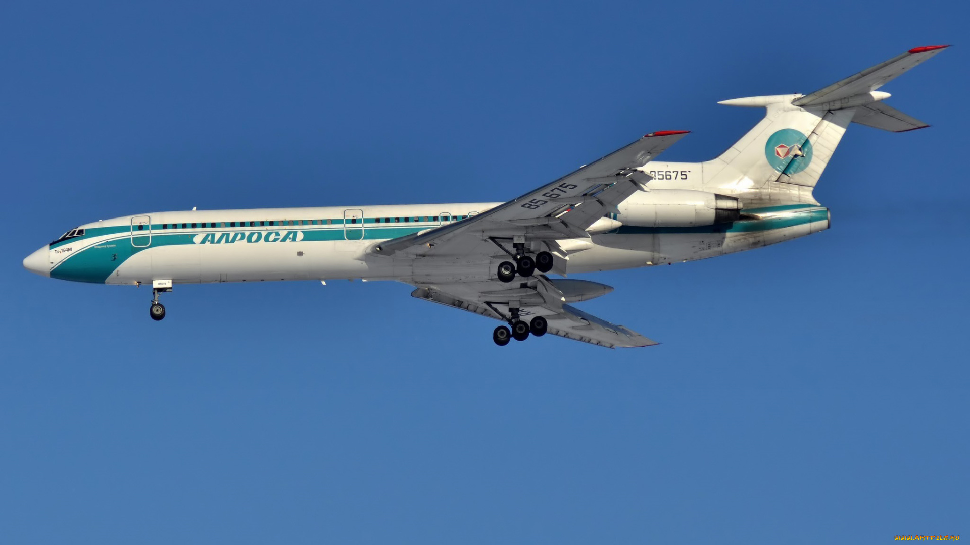 алроса, ту, 154м, авиация, пассажирские, самолёты