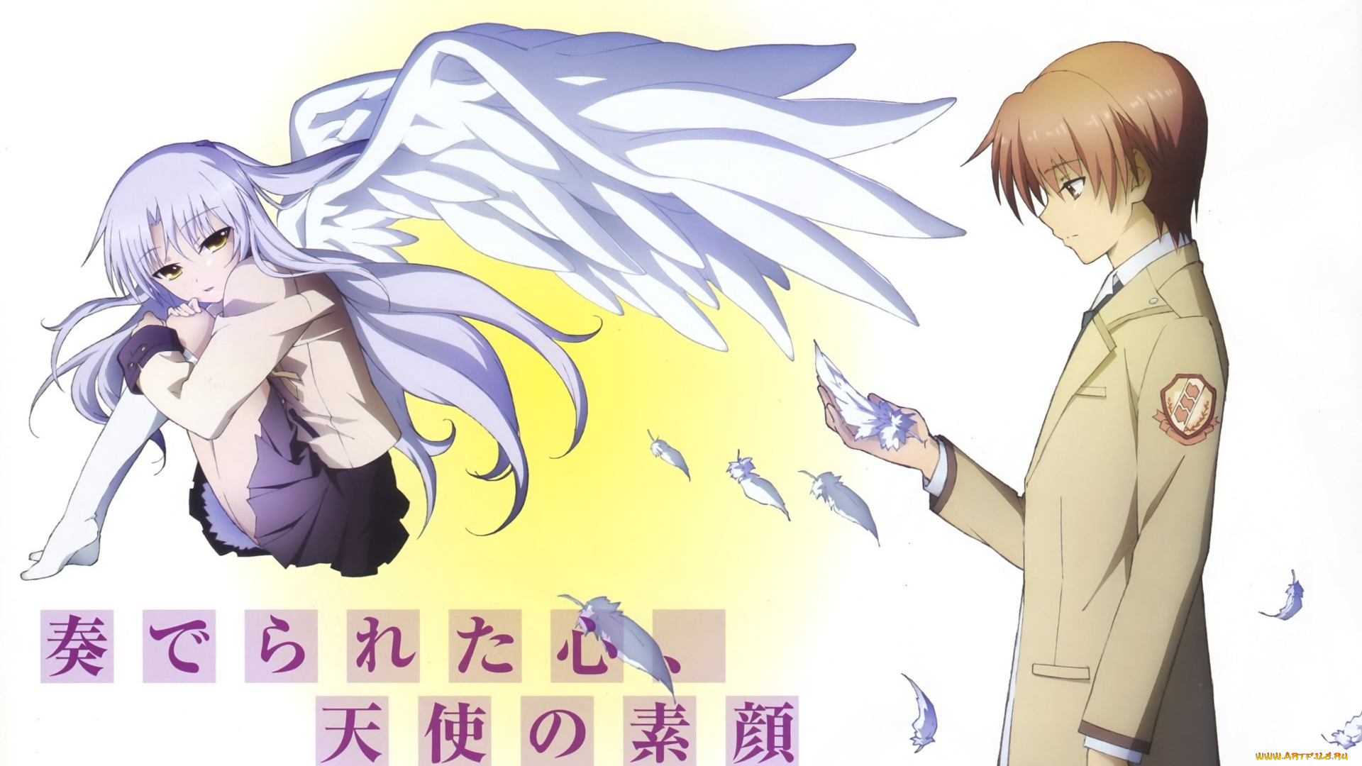 аниме, angel, beats
