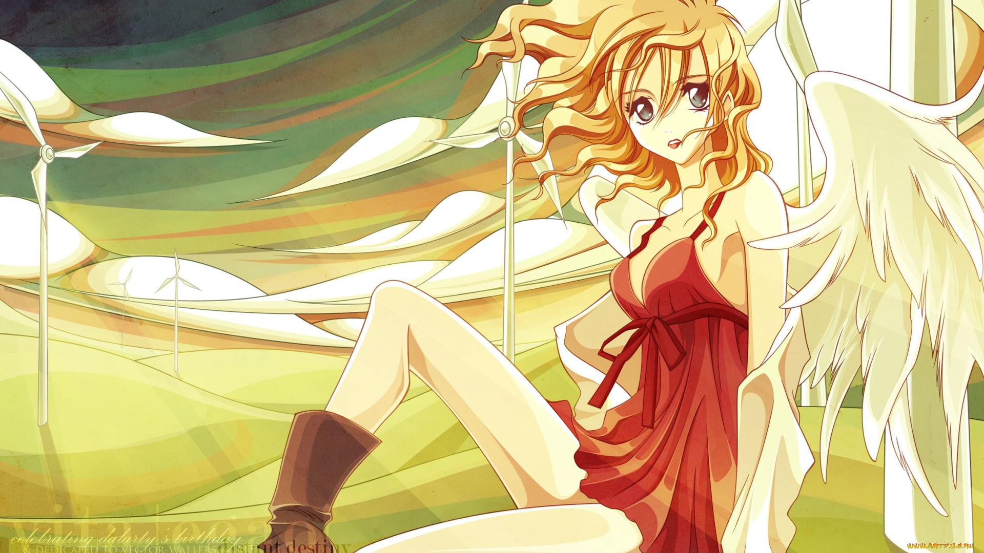 аниме, princess, ai