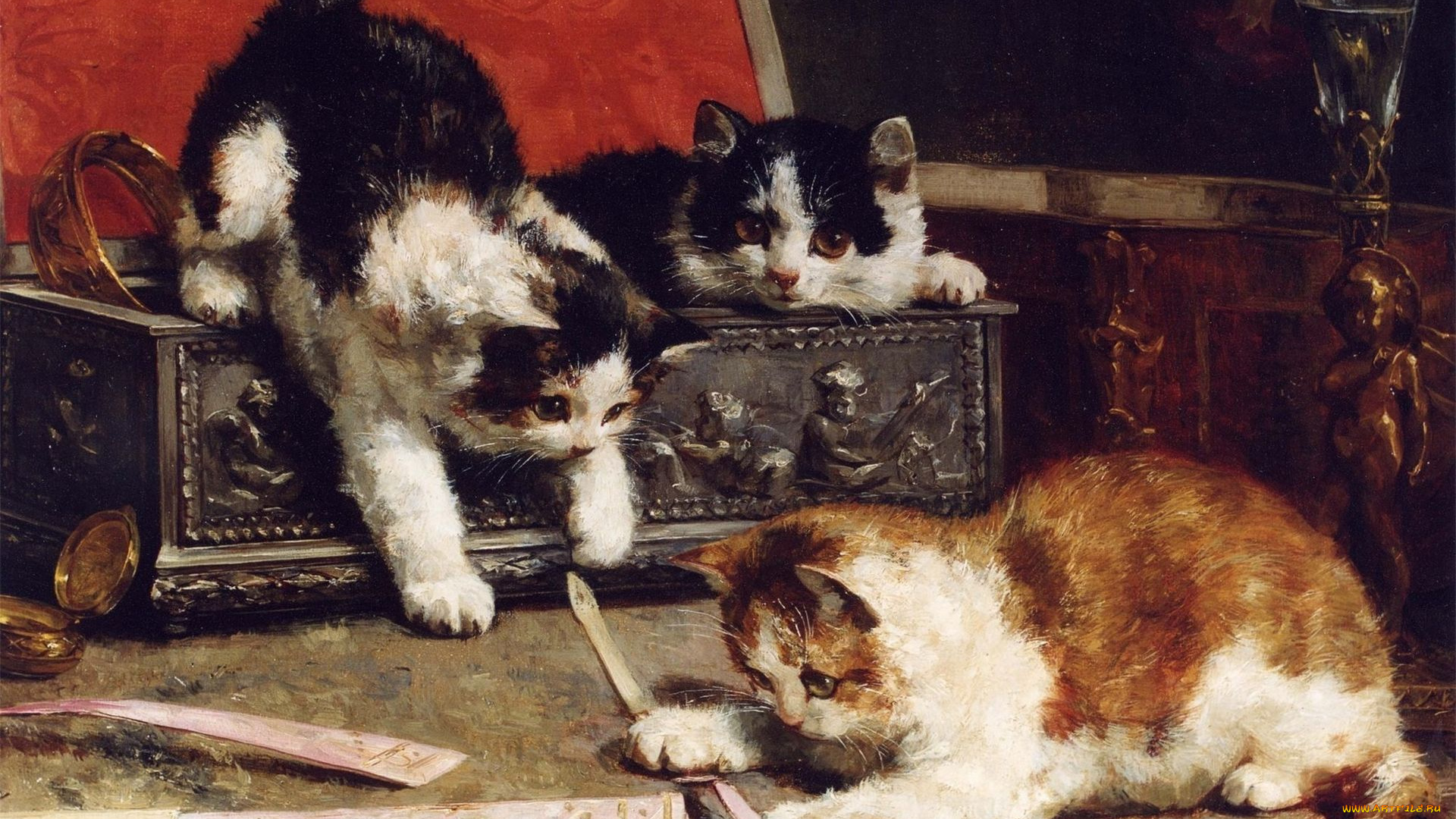 рисованные, животные