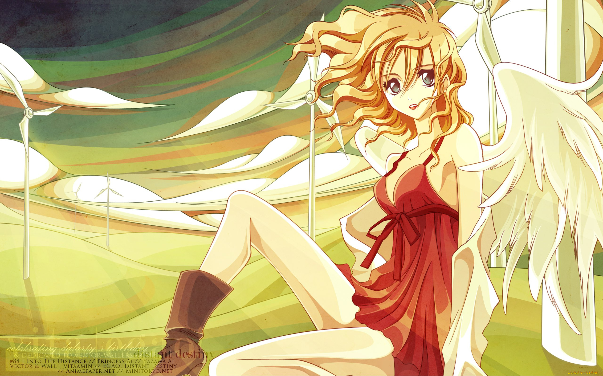 аниме, princess, ai