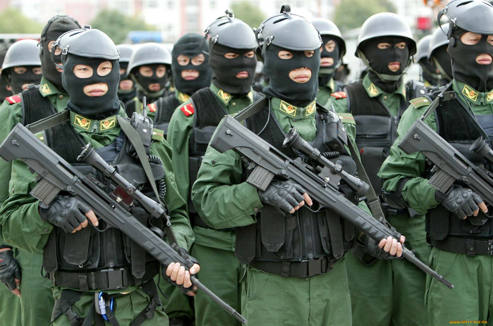 оружие, армия, спецназ, винтовки