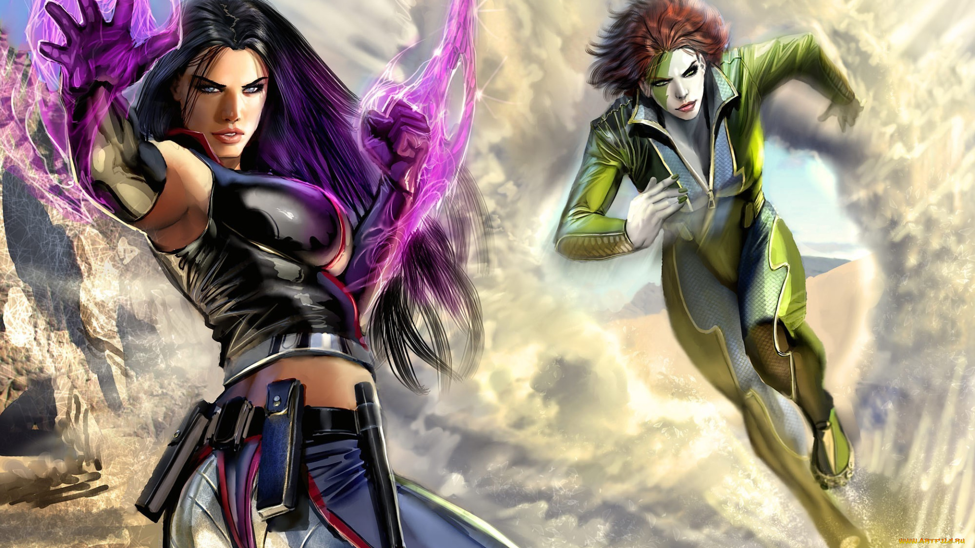 stjepan, sejic, фэнтези, девушки, магия