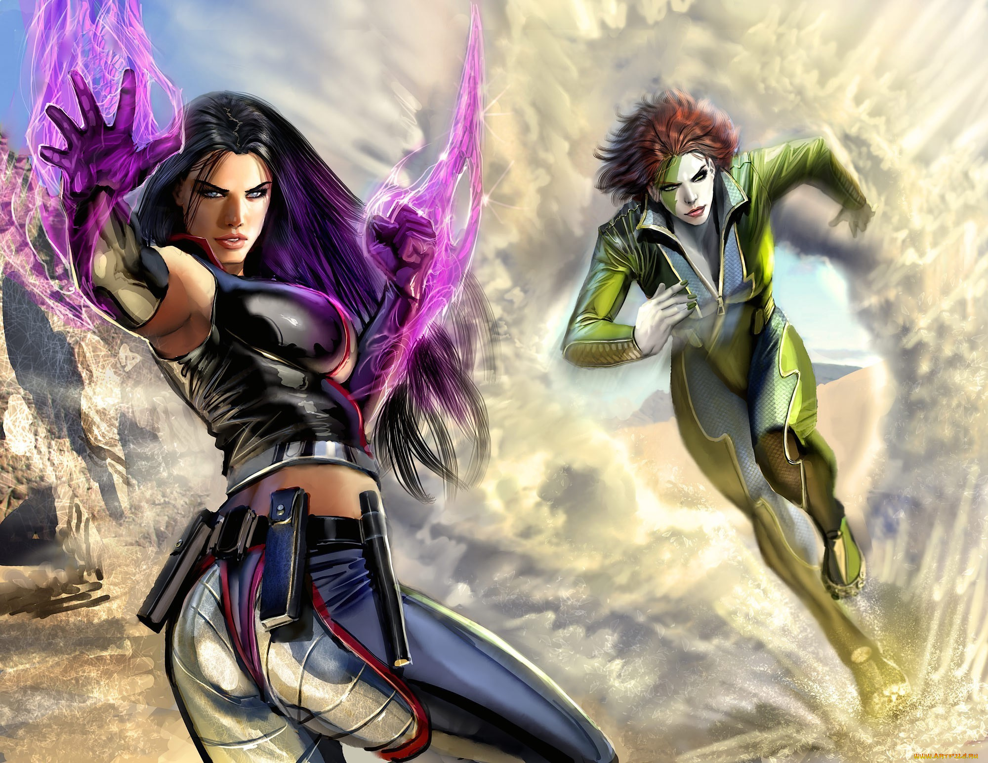 stjepan, sejic, фэнтези, девушки, магия