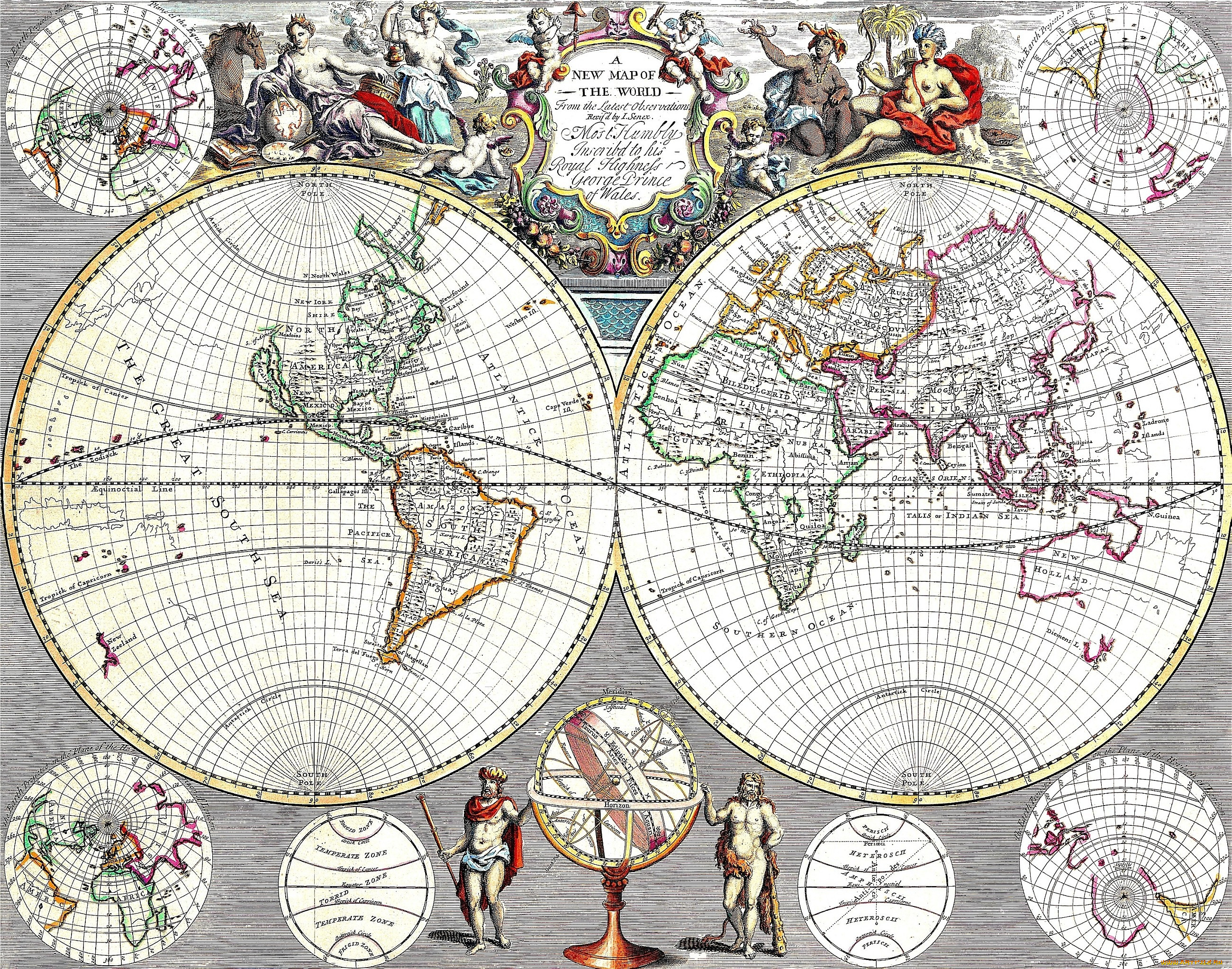 разное, глобусы, карты, карта, старинный, гравюры