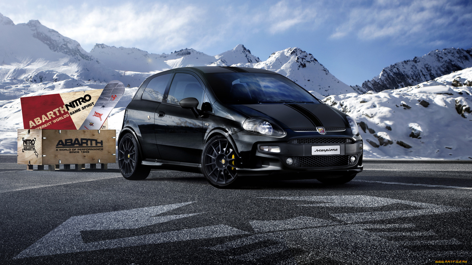 2011, abarth, punto, evo, scorpione, автомобили, fiat