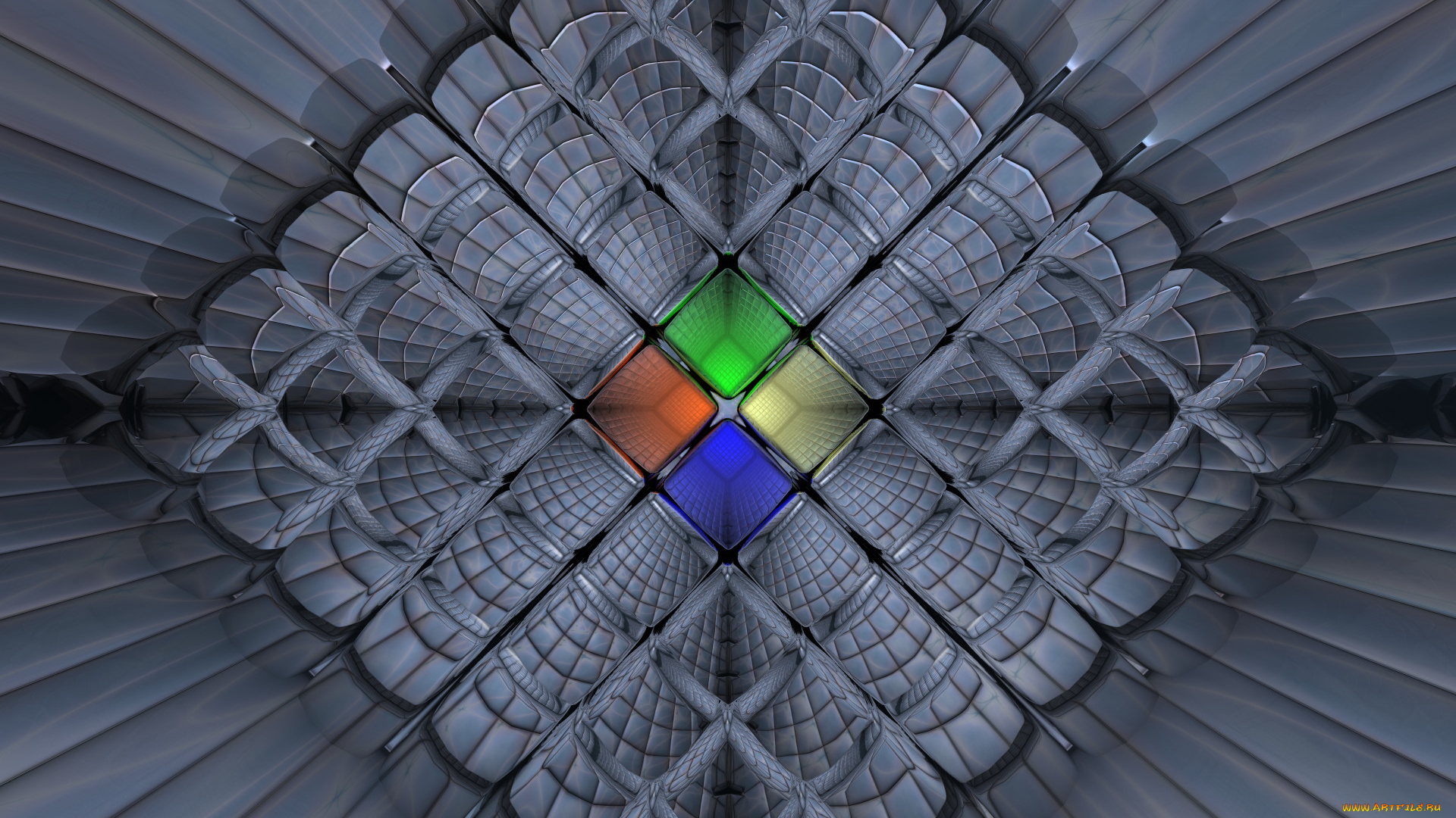 3д, графика, fractal, фракталы, цвета, узор, фон