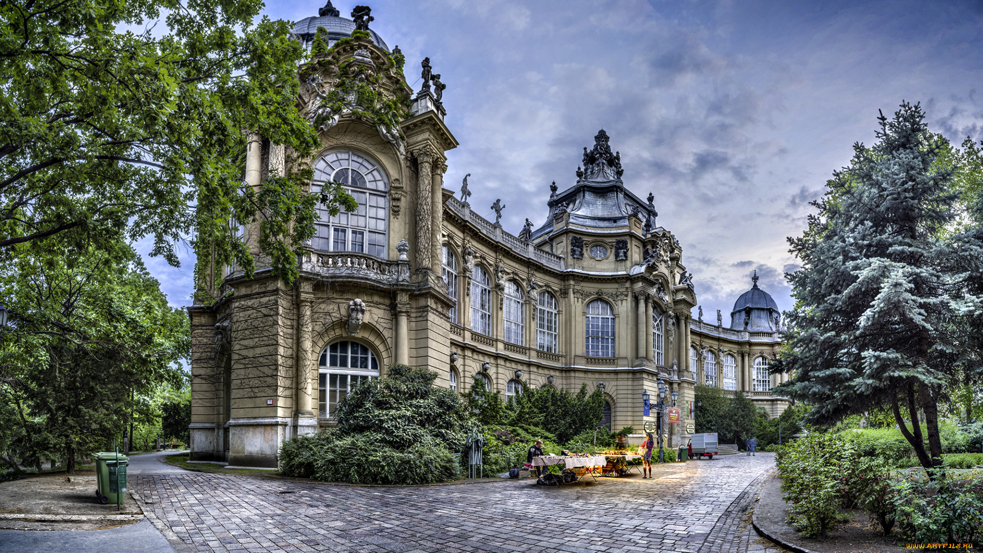 города, будапешт, венгрия, дворец