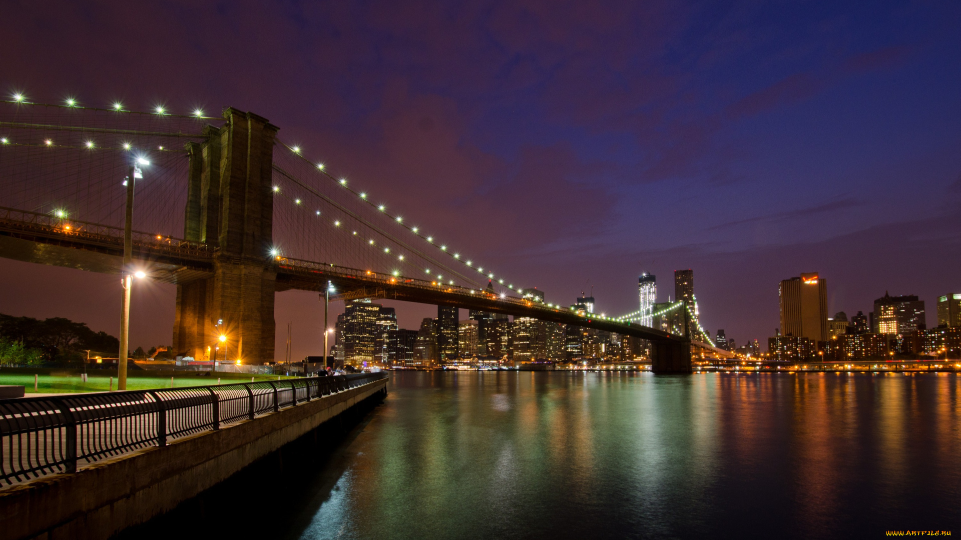 города, нью, йорк, сша, manhattan