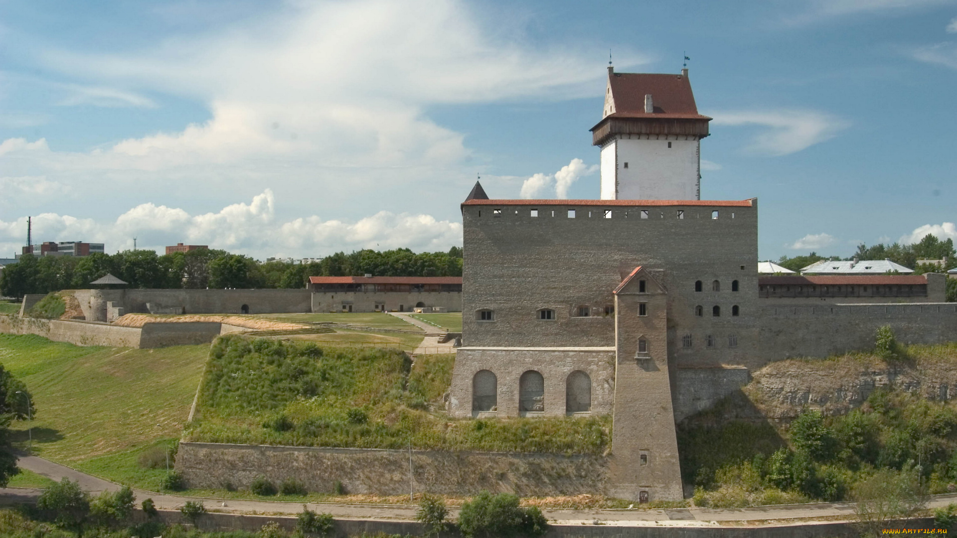 крепость, ивангород, города, дворцы, замки, крепости
