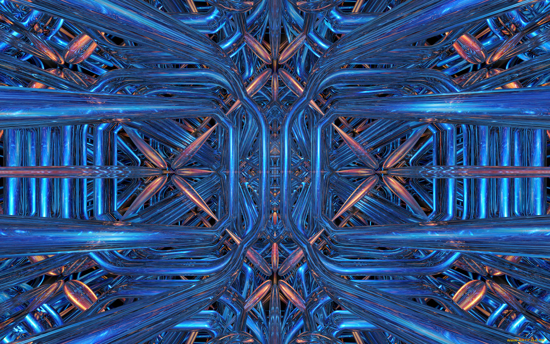 3д, графика, fractal, фракталы, цвета, фон, узор