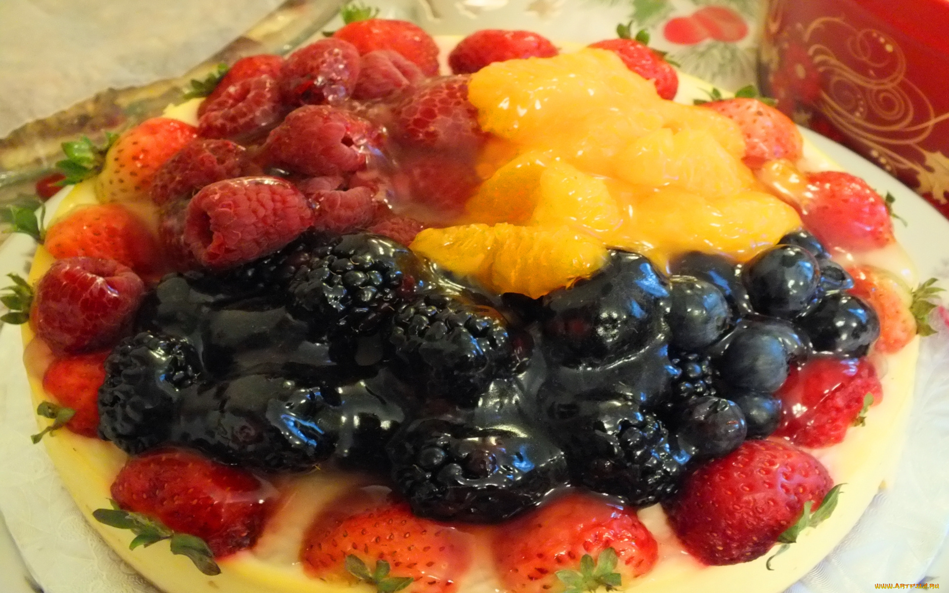 еда, мороженое, десерты, малина, ежевика, клубника