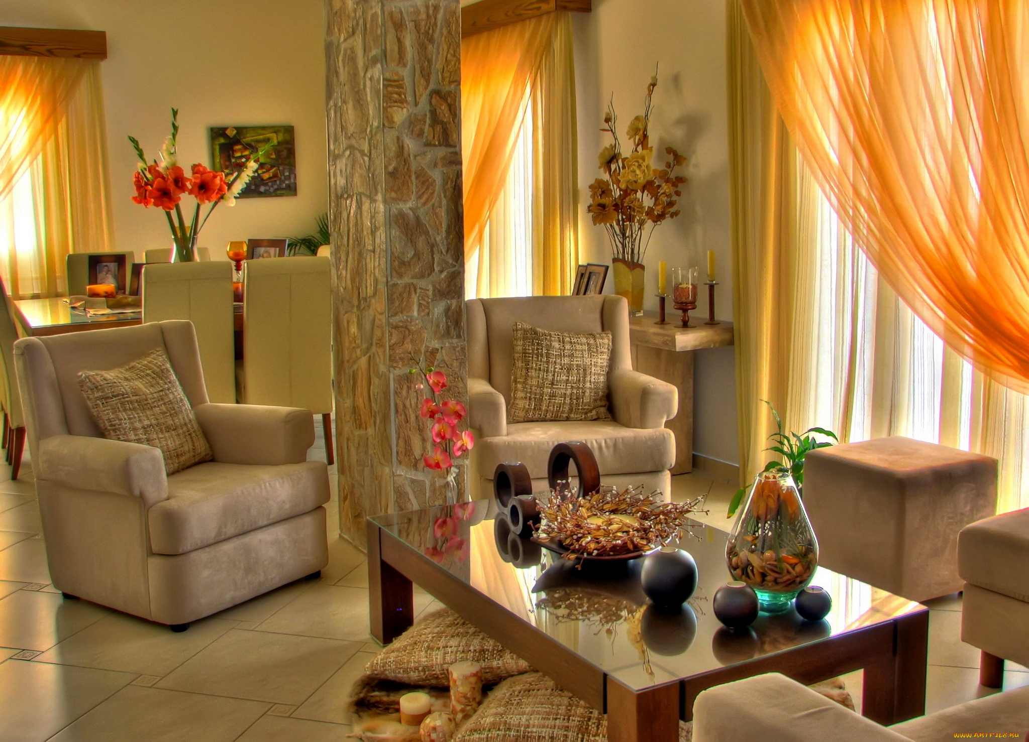интерьер, гостиная