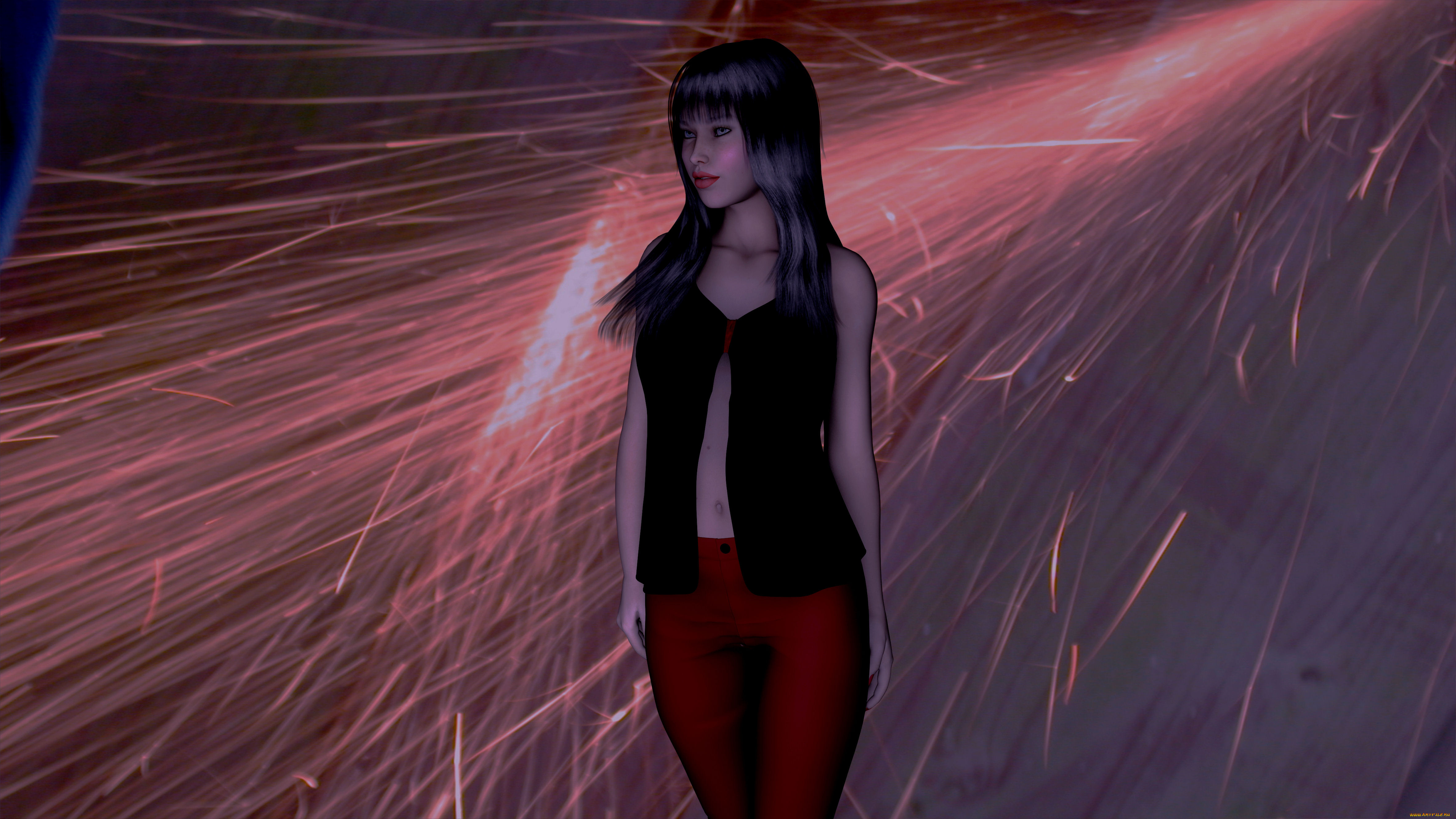 3д, графика, people, люди, девушка