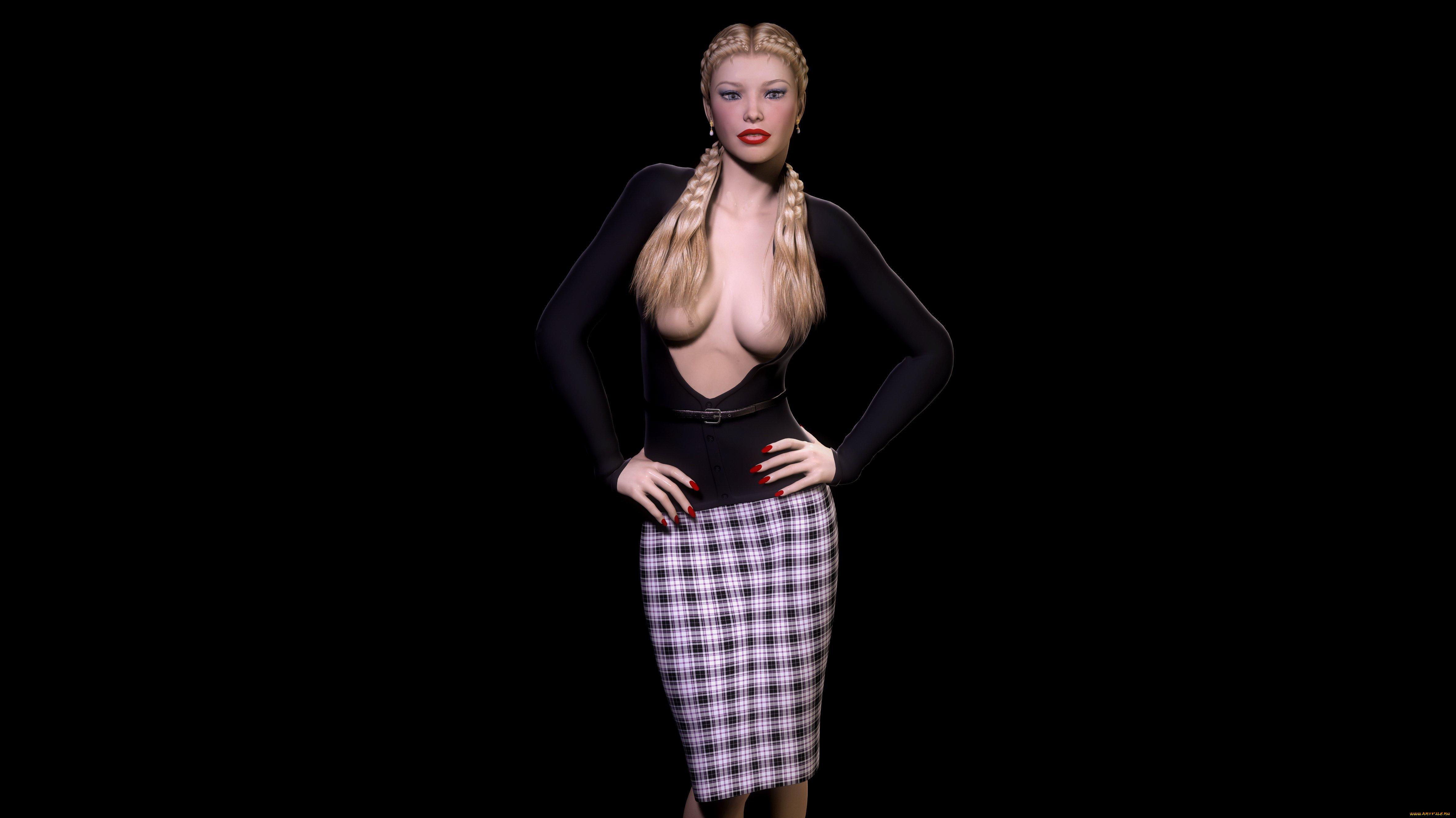 3д, графика, people, люди, девушка