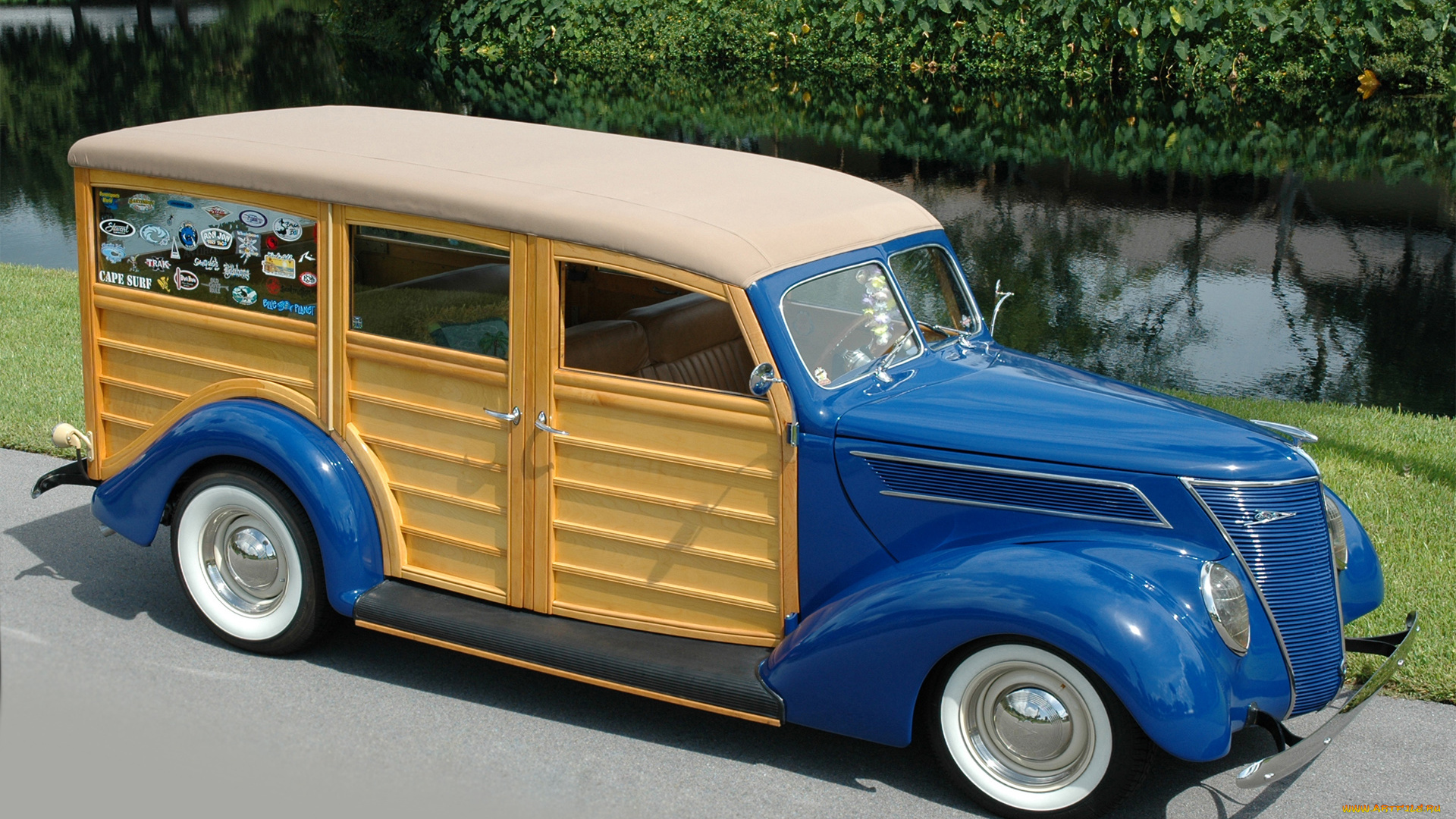 автомобили, custom, classic, car, woody