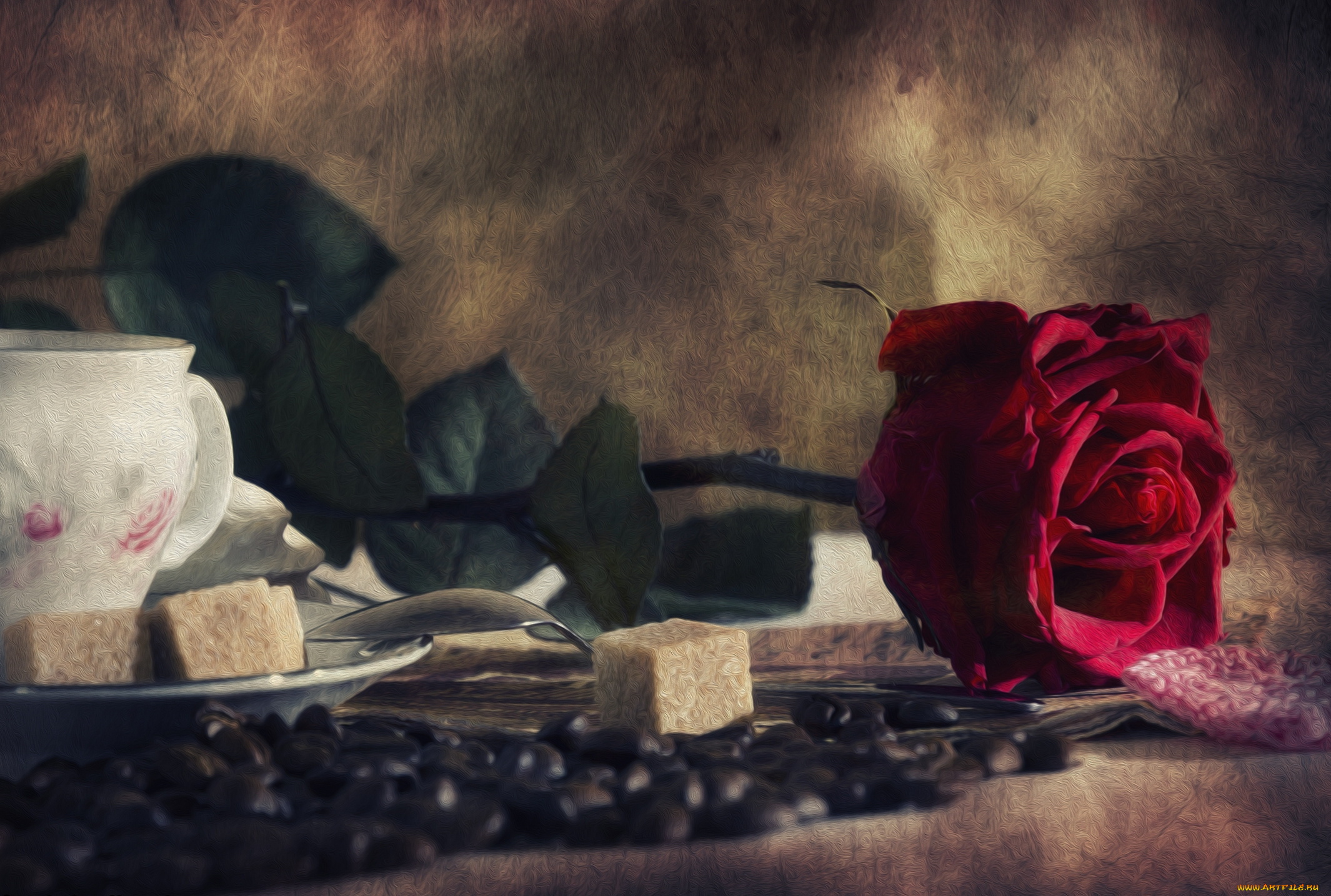 разное, компьютерный, дизайн, кофе, роза